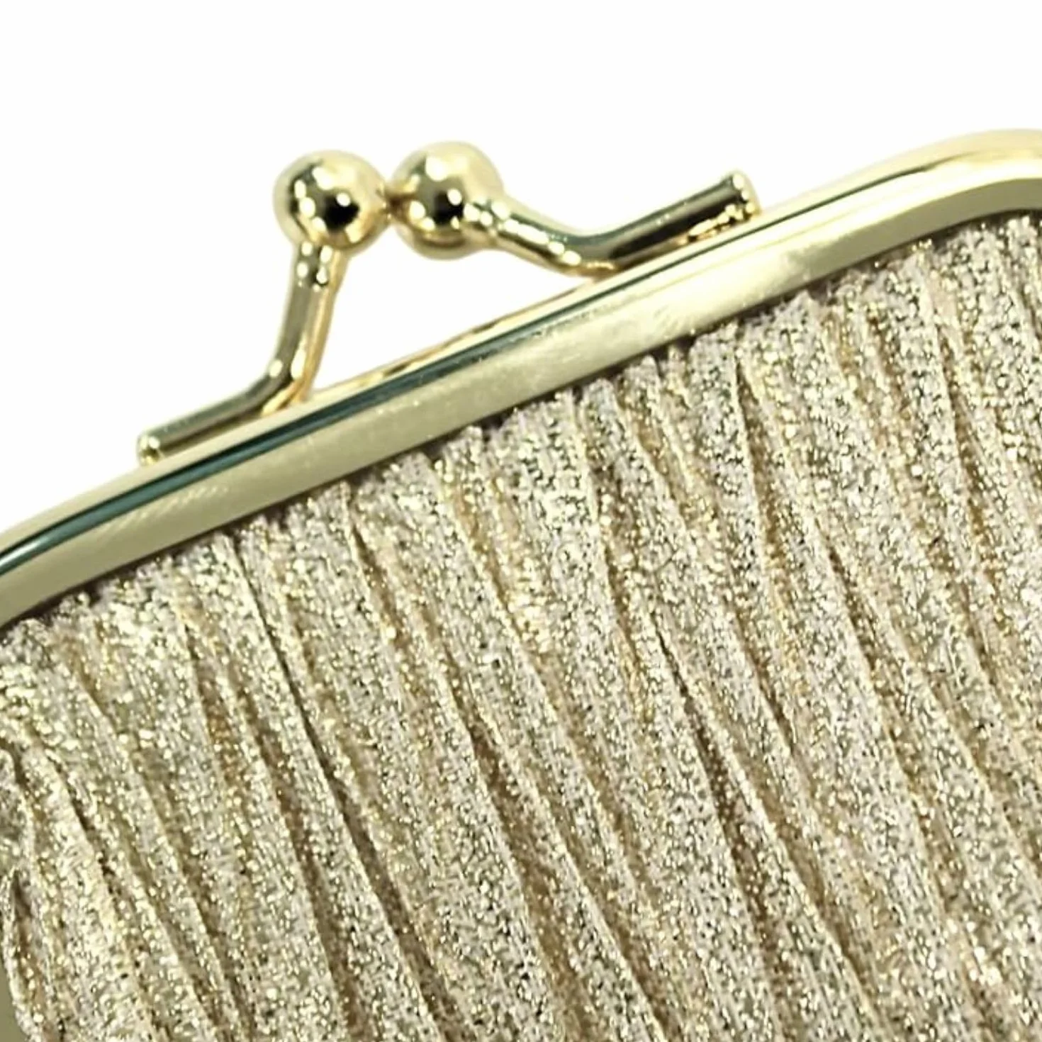 Luigi Satynowe etui na okulary z zapięciem typu Kiss-Lock, miękkie, przypominające jedwabne okulary, kompaktowe, 19 x 9 x 2 cm, w kolorze złotym – elegancka i przenośna ochrona okularów, Złoty,