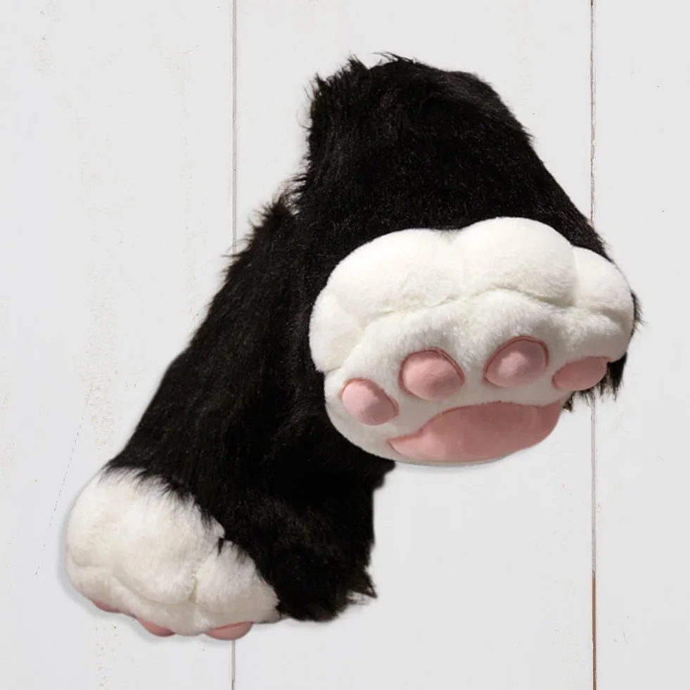 Fursuit zestaw pluszowych butów z futrzanymi butami, futrzane buty, kostium na Halloween, akcesoria Cosplay, wystawa