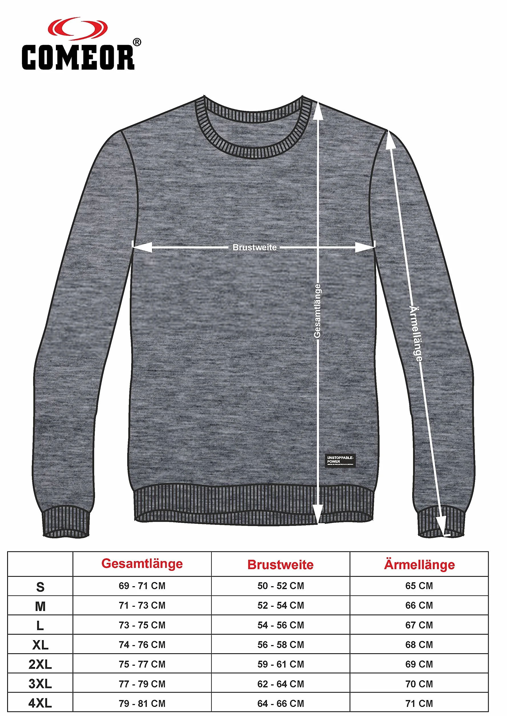 COMEOR Bluza sportowa Mężczyźni Sw2021