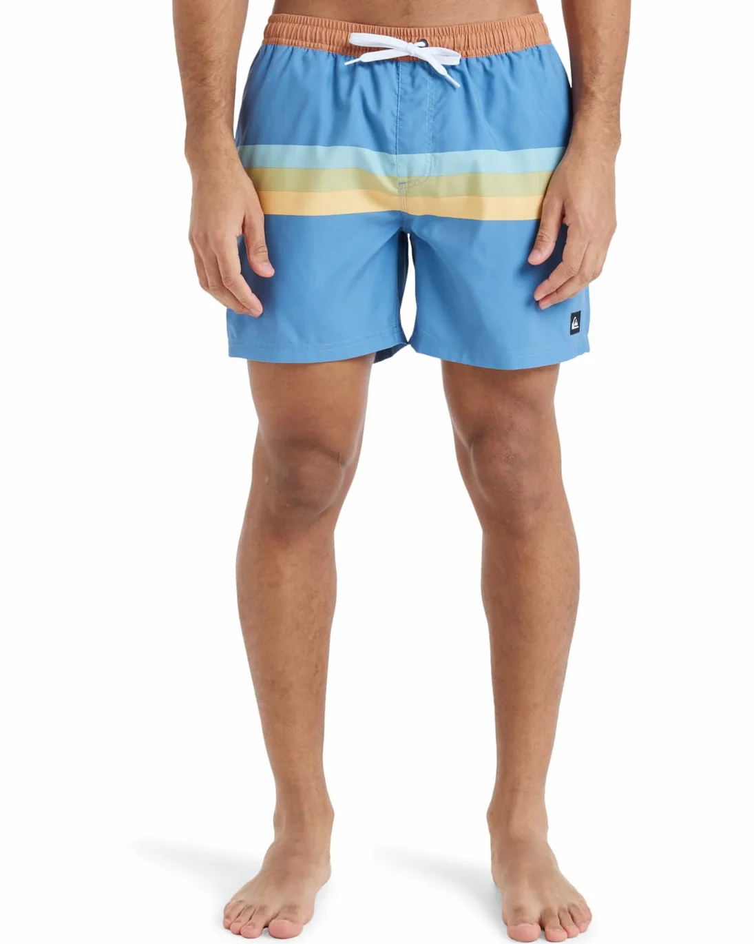 Quiksilver Boardshorts EVERYDAY STRAIGHT VOLLEY 15 męskie niebieskie L, Coronet niebieski pasek retro, L