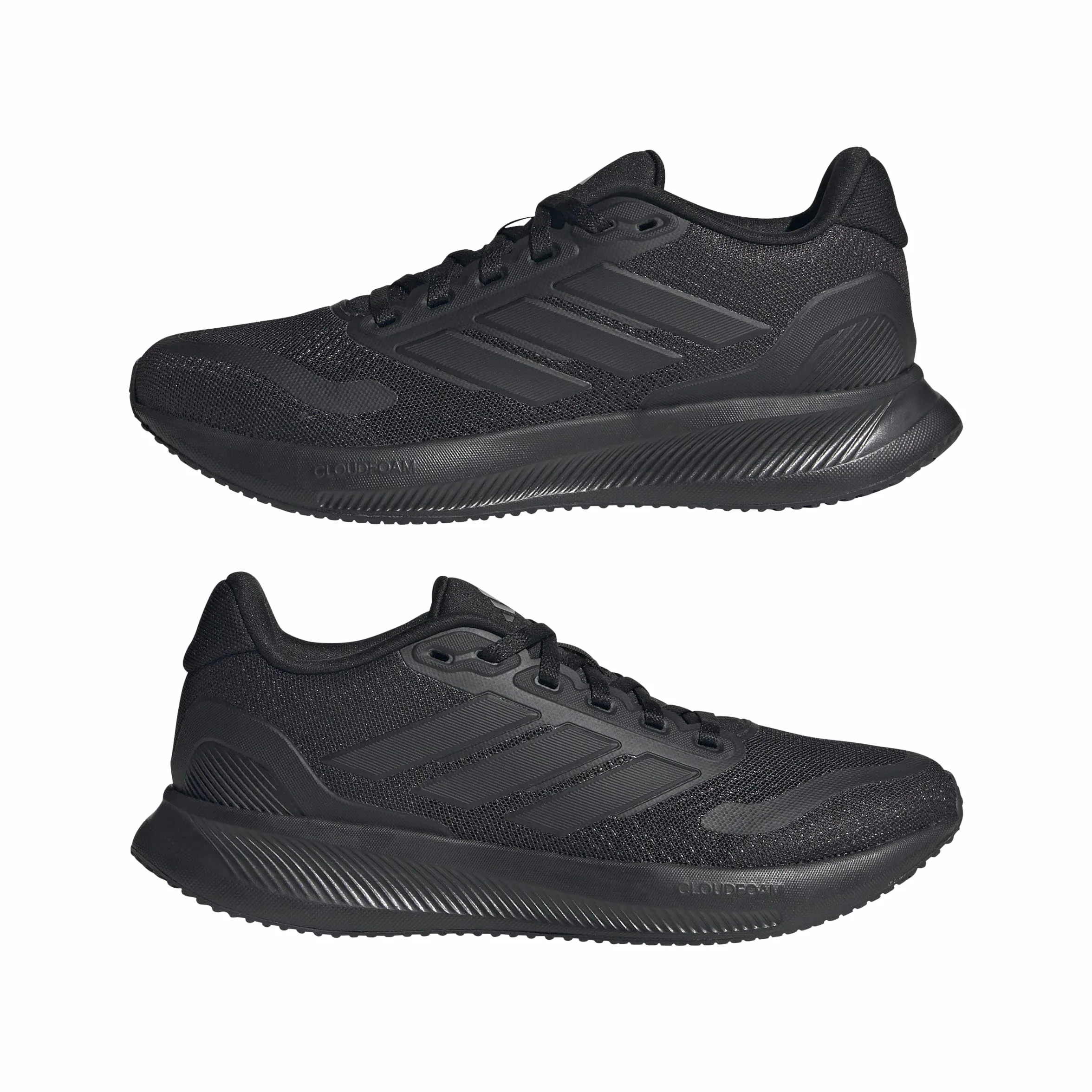 adidas Uniseks - dzieci RUNFALCON 5 SHOES JUNIOR, Core Black/Core Black/Core Black, 36 EU