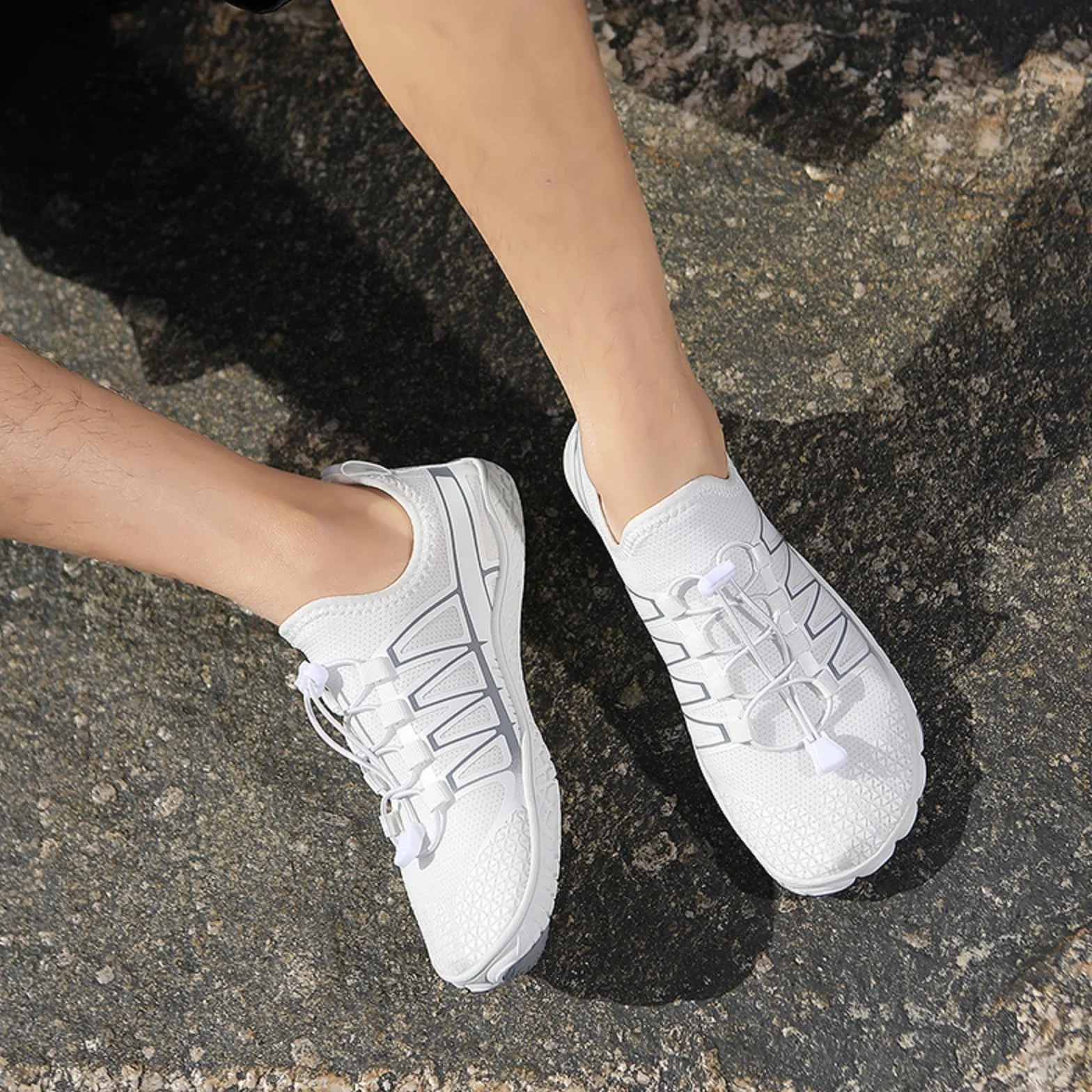 AONEGOLD Buty kąpielowe, dla kobiet i mężczyzn, buty do wody, buty na lato, oddychające, plażowe, do pływania, surfowania, fitnessu, szybkoschnące