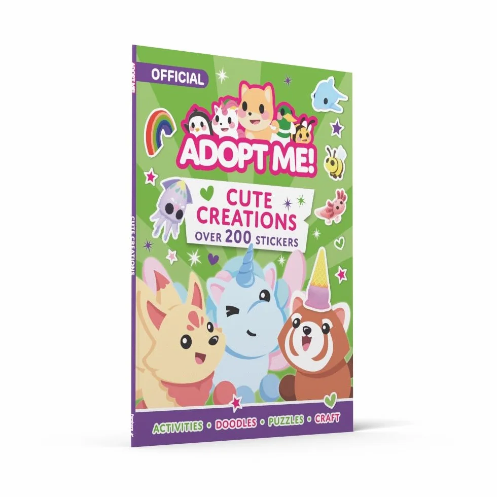Adopt Me! Cute Creations Sticker Book: The perfect Activity Book for fans of Number 1 favourite online game, Adopt Me! Ideal for ages 7-11