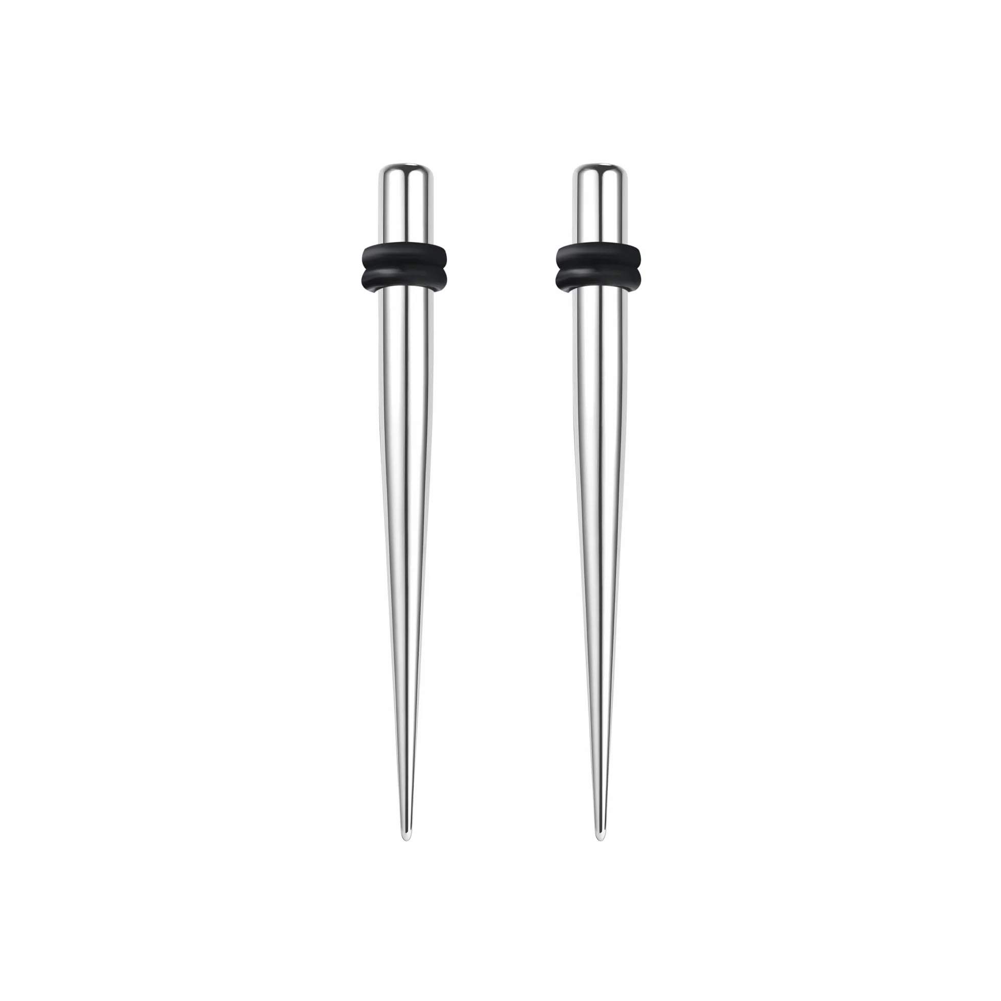ZS 1 para ekspanderów ze stali chirurgicznej 316L z podwójnymi pierścieniami uszczelniającymi, 2G, 4G, 6G, 8G, 12G, 14G, 16G, stożki do uszu, dla kobiet, mężczyzn, 1 para