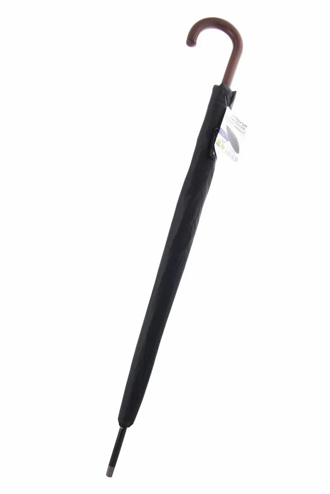Esperanza Parasol London Stick 110 cm, czarny, czarny, 110 centimeters, Parasol w sztyfcie