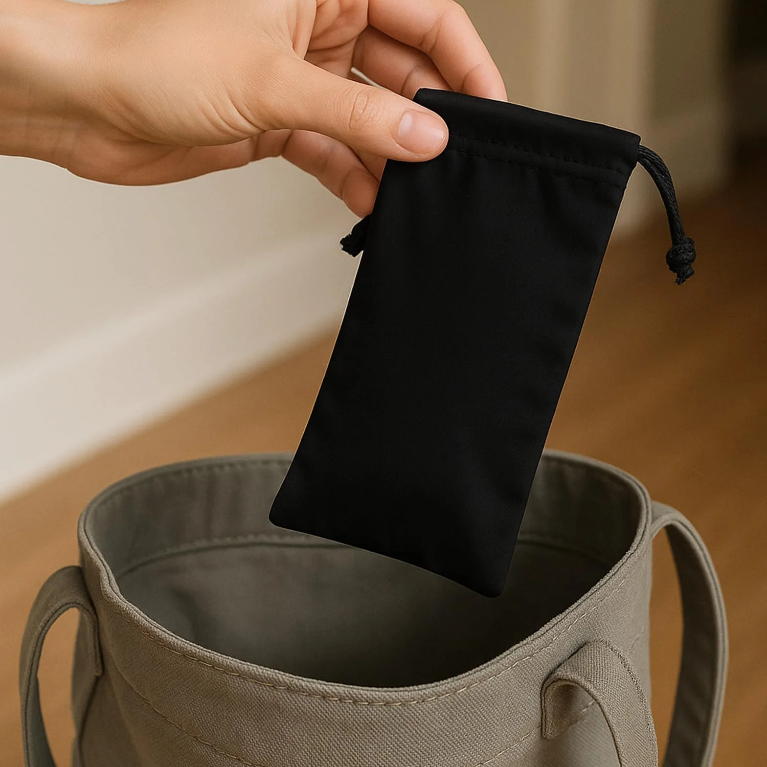 simarro 12-częściowa torba na okulary przeciwsłoneczne z mikrofibry, miękkie etui na okulary przeciwsłoneczne, 18 x 8,9 cm, czarna dzianinowa torba do przechowywania, odpowiednia na okulary