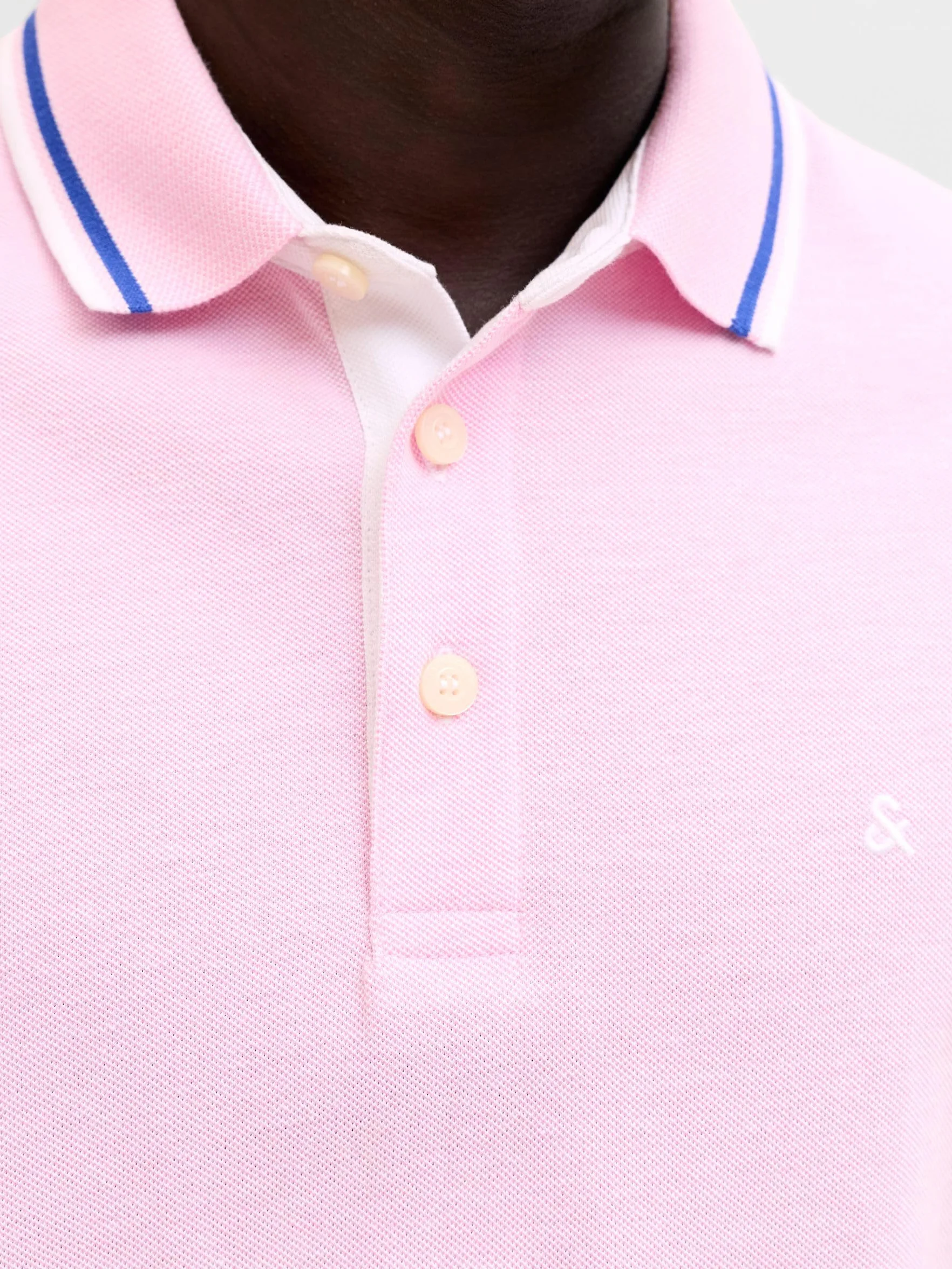 JACK & JONES Jjepaulos Polo Ss Noos, pryzm Pink, L