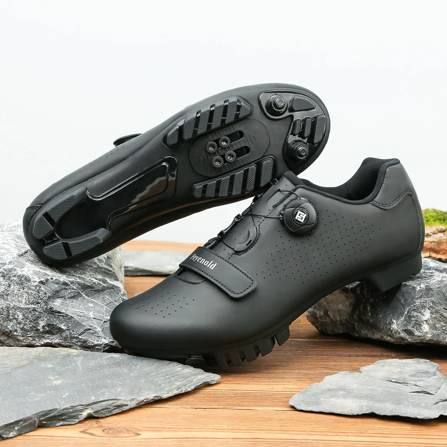 Feyenold Buty rowerowe, męskie, do jazdy na rowerze górskim, damskie, MTB, kompatybilne z SPD Cleats
