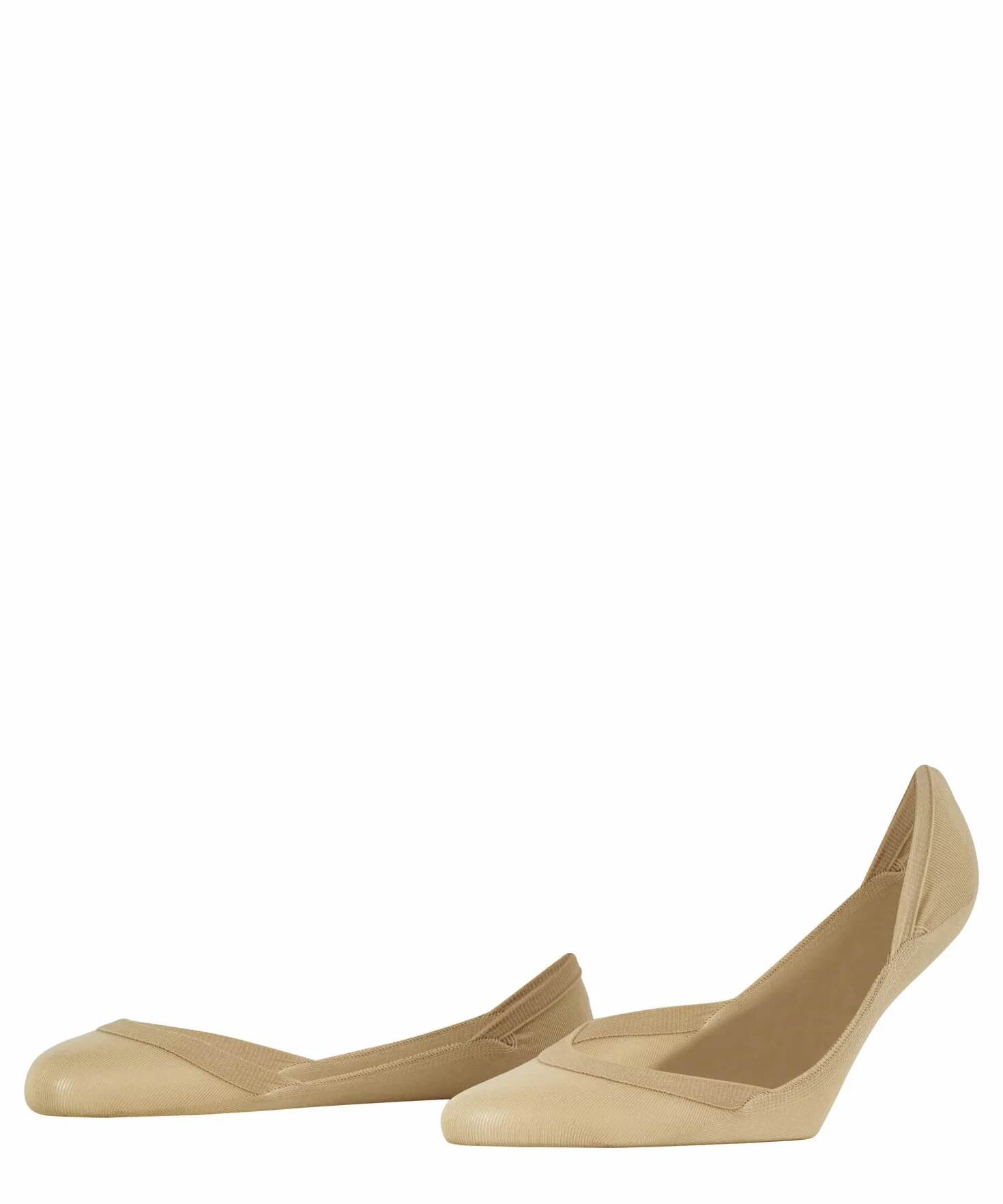 FALKE Kobiety Stopki Elegant Step W In Bardzo Niski Krój niewidoczne jednokolorowe 1 Para, Cieliste Crystal 4409, 39-40