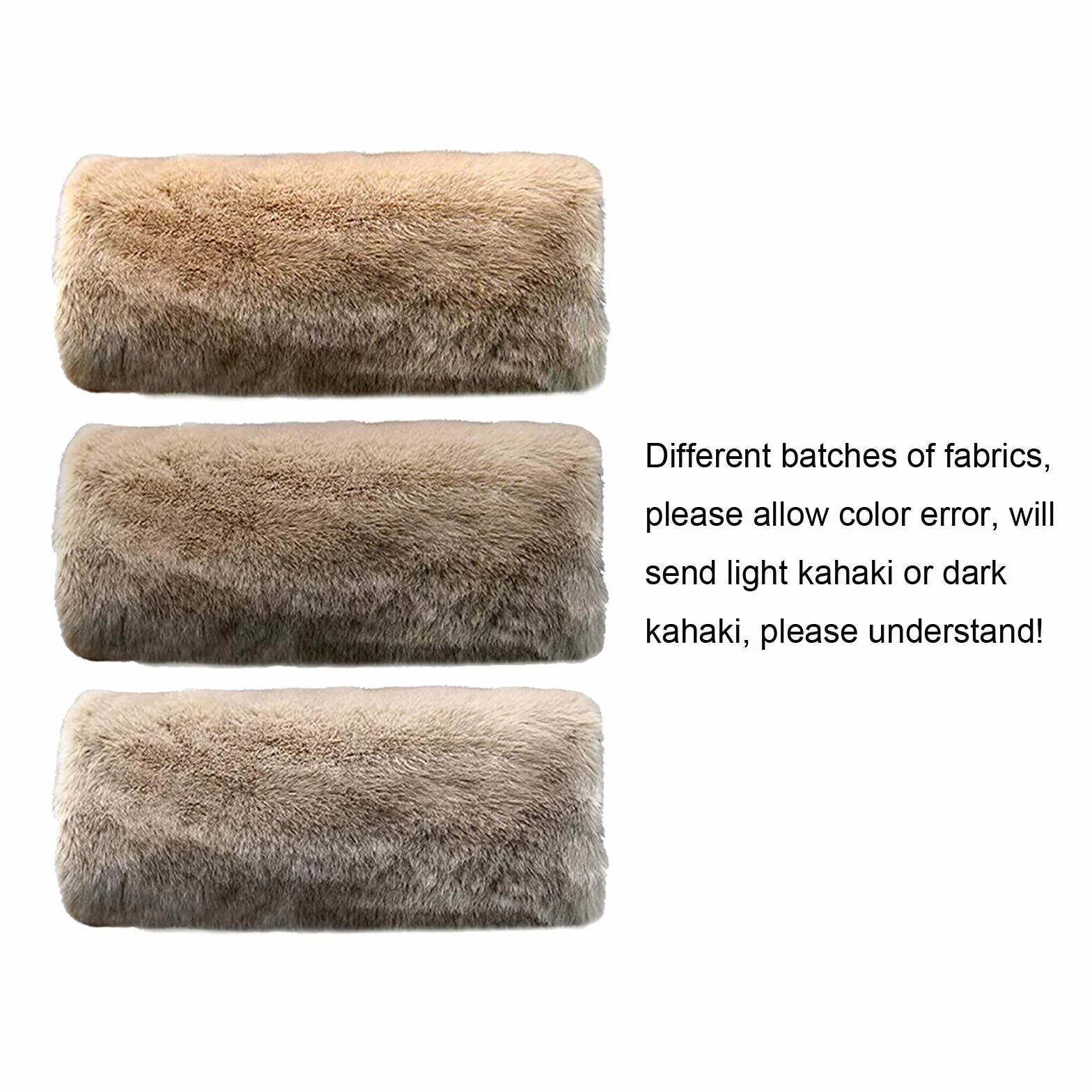 SwirlColor Ręczne mufki ze sztucznego futra, mufka do ocieplania dłoni w zimie (khaki), khaki, 13.8x7.9inch