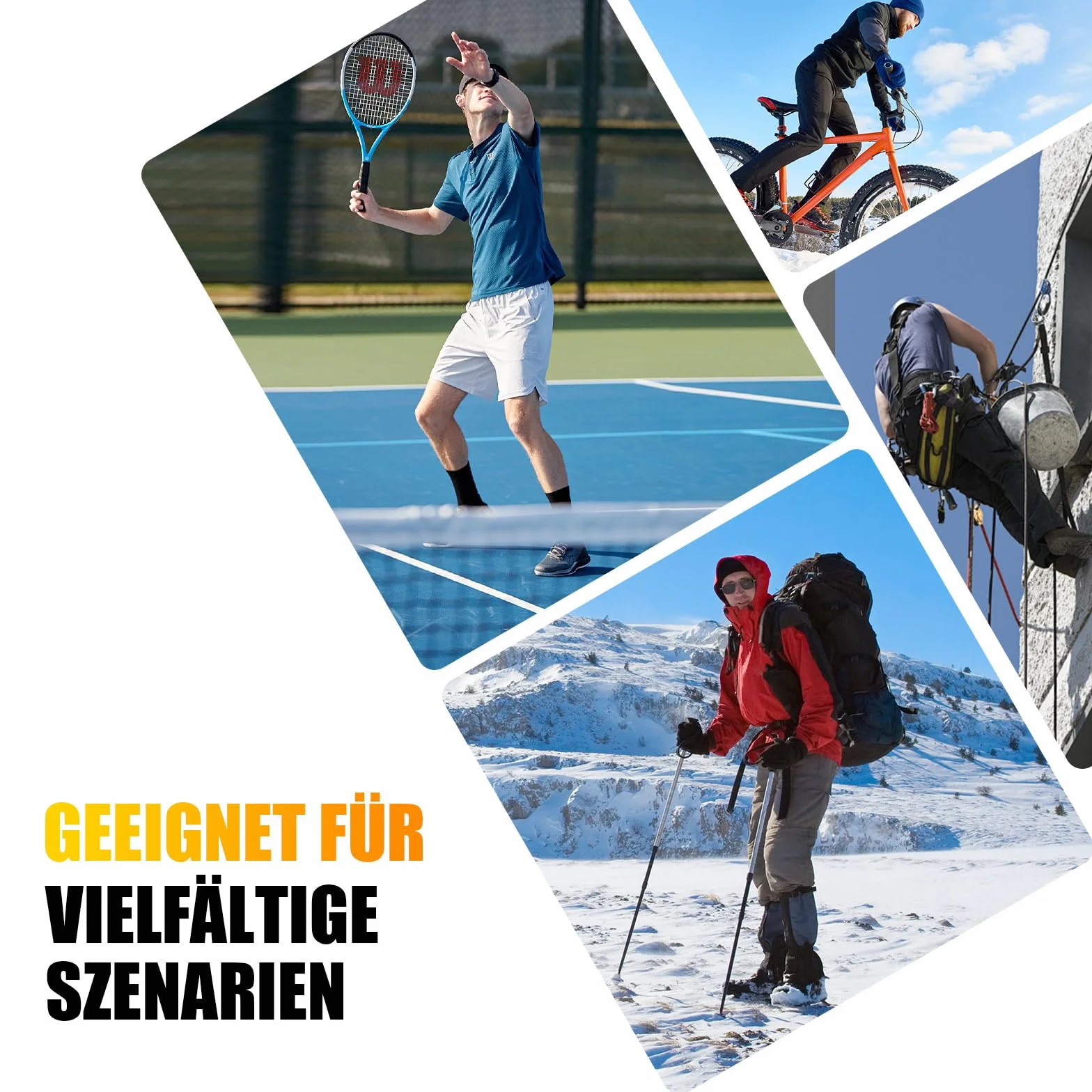 Cirorld Skarpety męskie, rozm. 43-46, 37-42, oddychające skarpety turystyczne, wyściełane, sportowe skarpety tenisowe, do biegania, trekkingu, pracy, 5 par