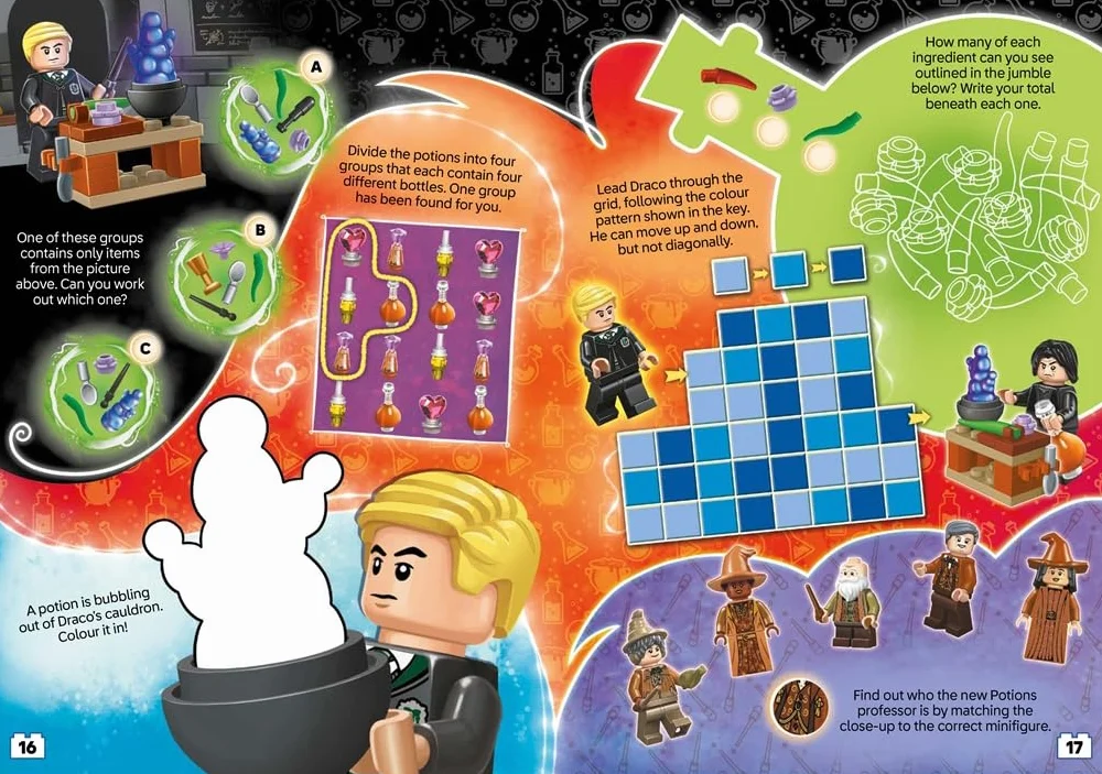 LEGO® Harry Potter™: Draco’s Potions (with Draco Malfoy™ minifigure and Potions Table)