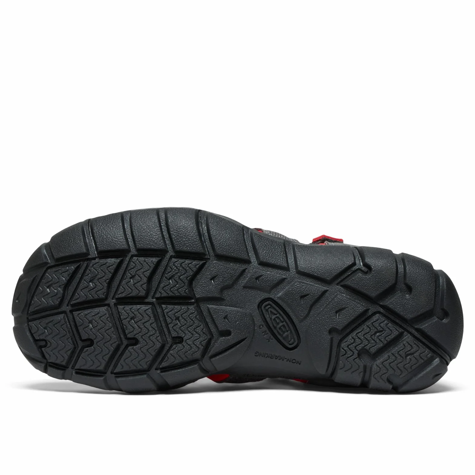 KEEN Seacamp 2 CNX sandały unisex dla dzieci i młodzieży, Szary magnes czerwony dywan, 37 EU