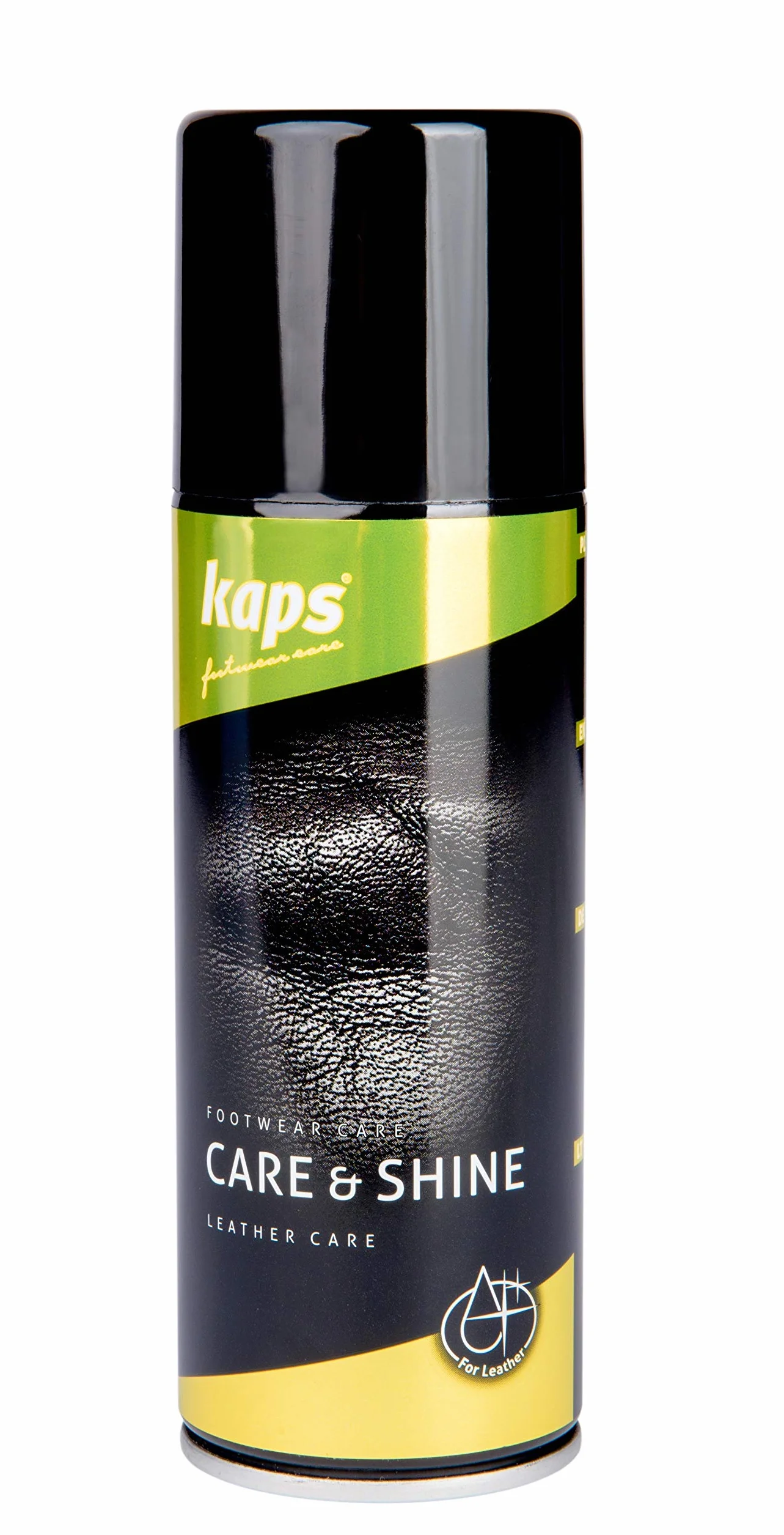 Kaps Care & Shine Spray do pielęgnacji i polerowania skóry, z olejem mineralnym i lanolinowym, do butów, toreb i wyrobów skórzanych, 200 ml – 6.76 fl. oz.