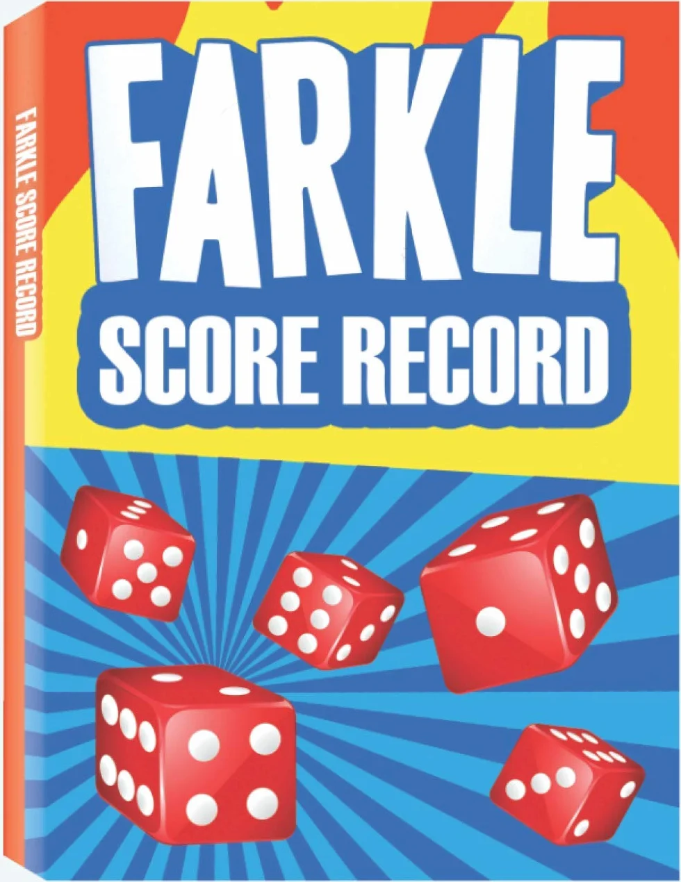 Farkle Score Sheets: 100 Farkle Score Pads, Farkle Dice Game, Farkle Game Record Keeper, Farkle Record Book