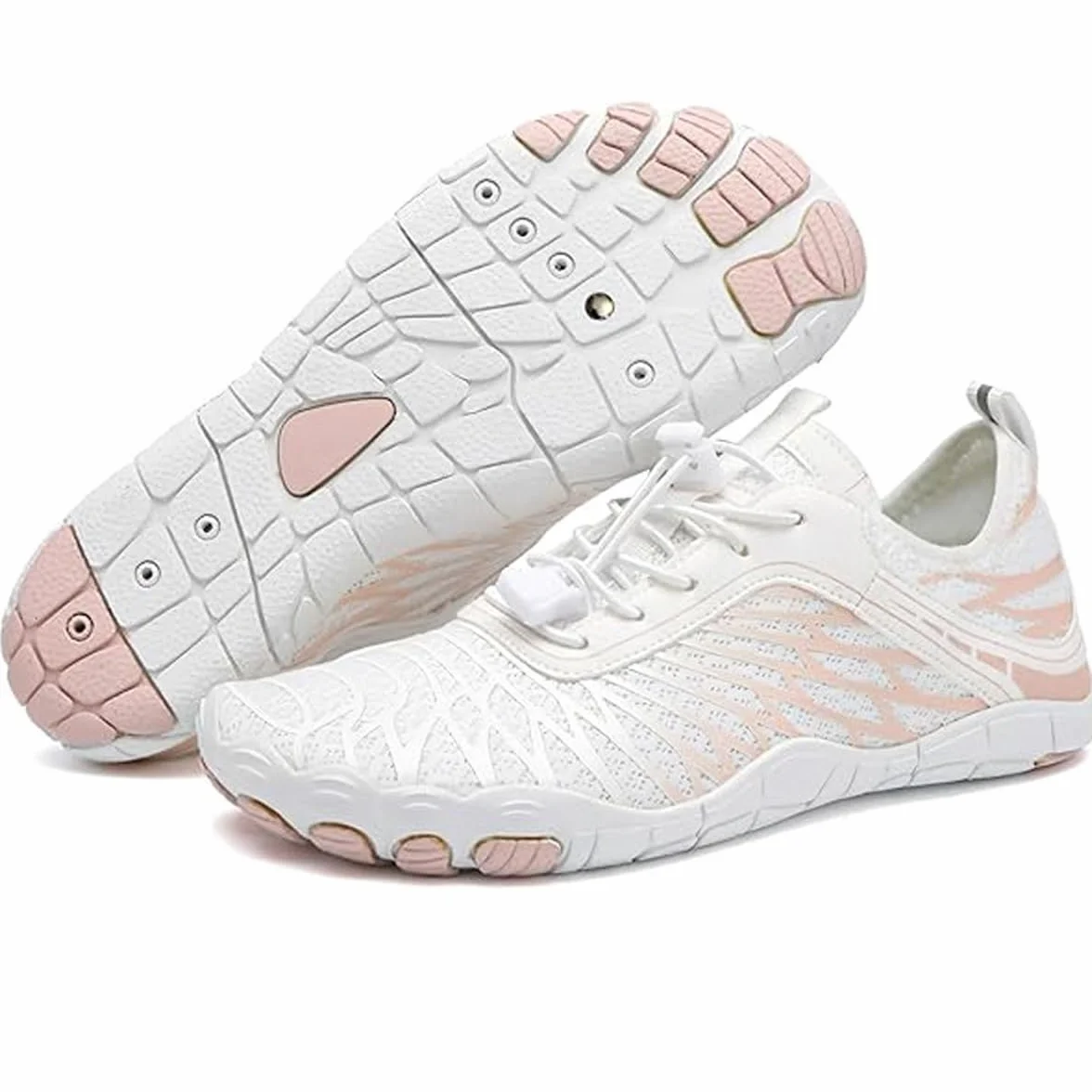 Bronoir™ Skin Pro Z Miedzią - Uziemiające Uniwersalne Buty Barefoot, Buty Trekkingowe Do Wędrówek Boso Damskie(White,7.5 Women/5.5 Men)