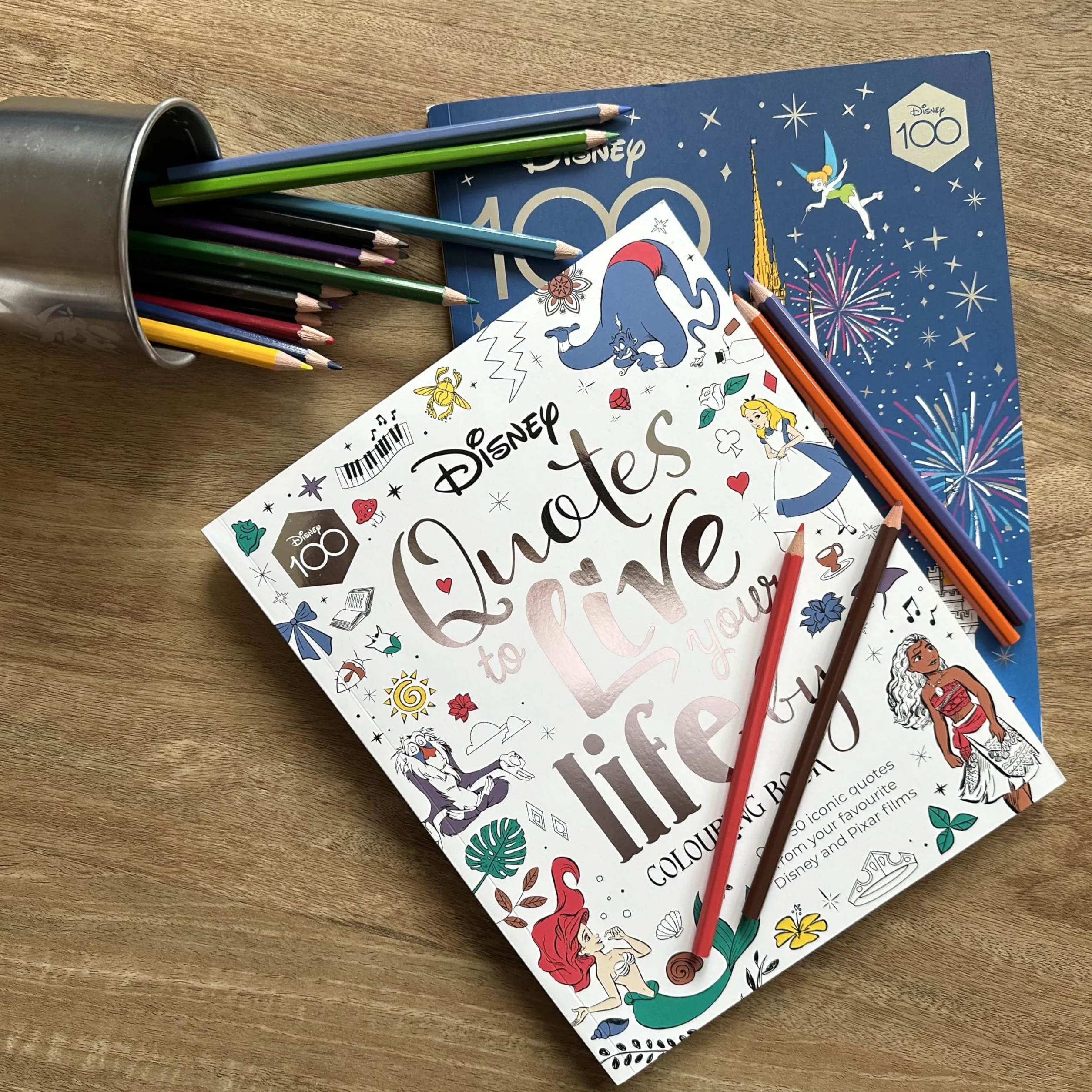 Disney Quotes to Live Your Life By Colouring Book: A collection of inspirational sayings and words of wisdom
