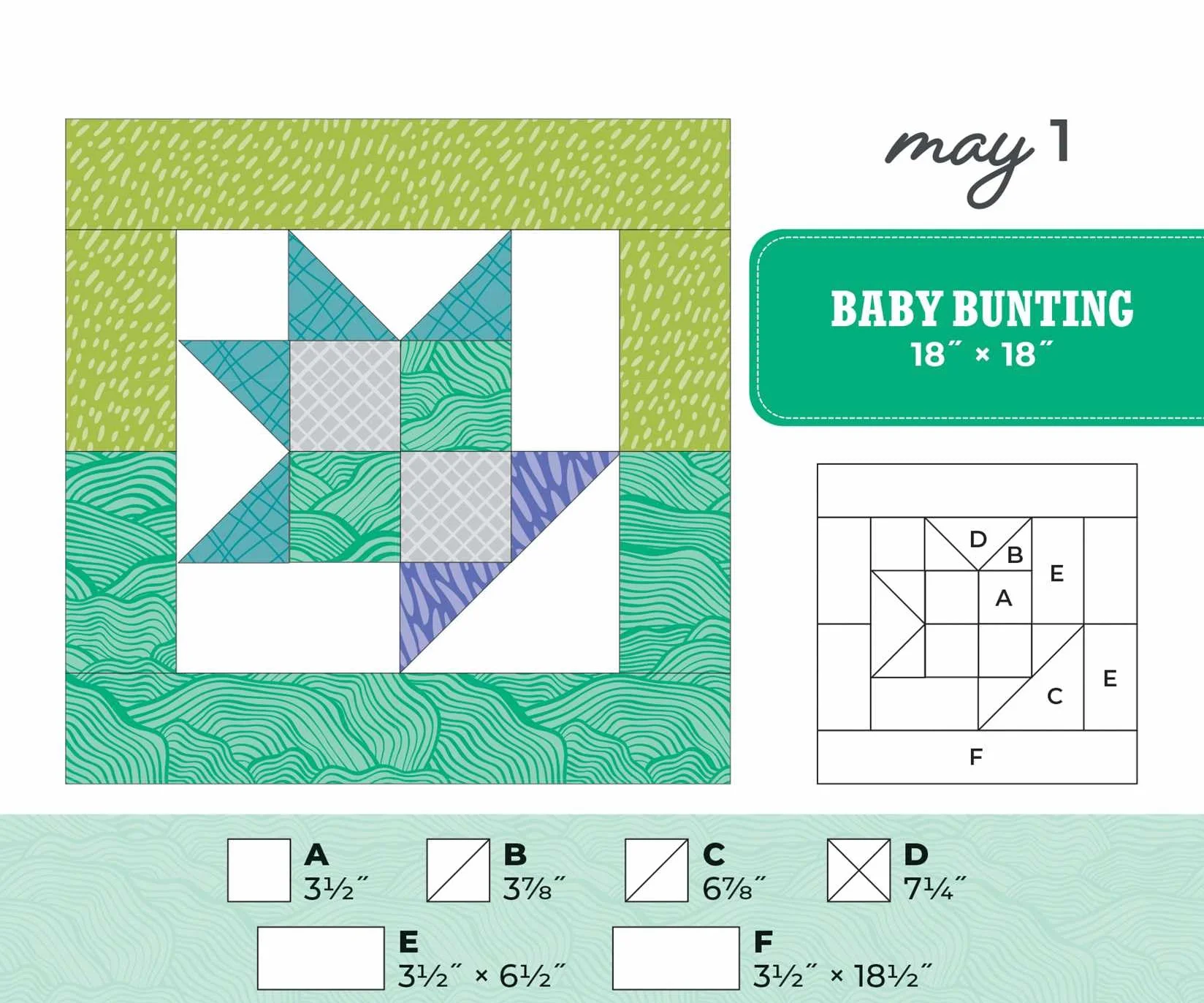 Quilter's New Perpetual Block-A-Day Calendar