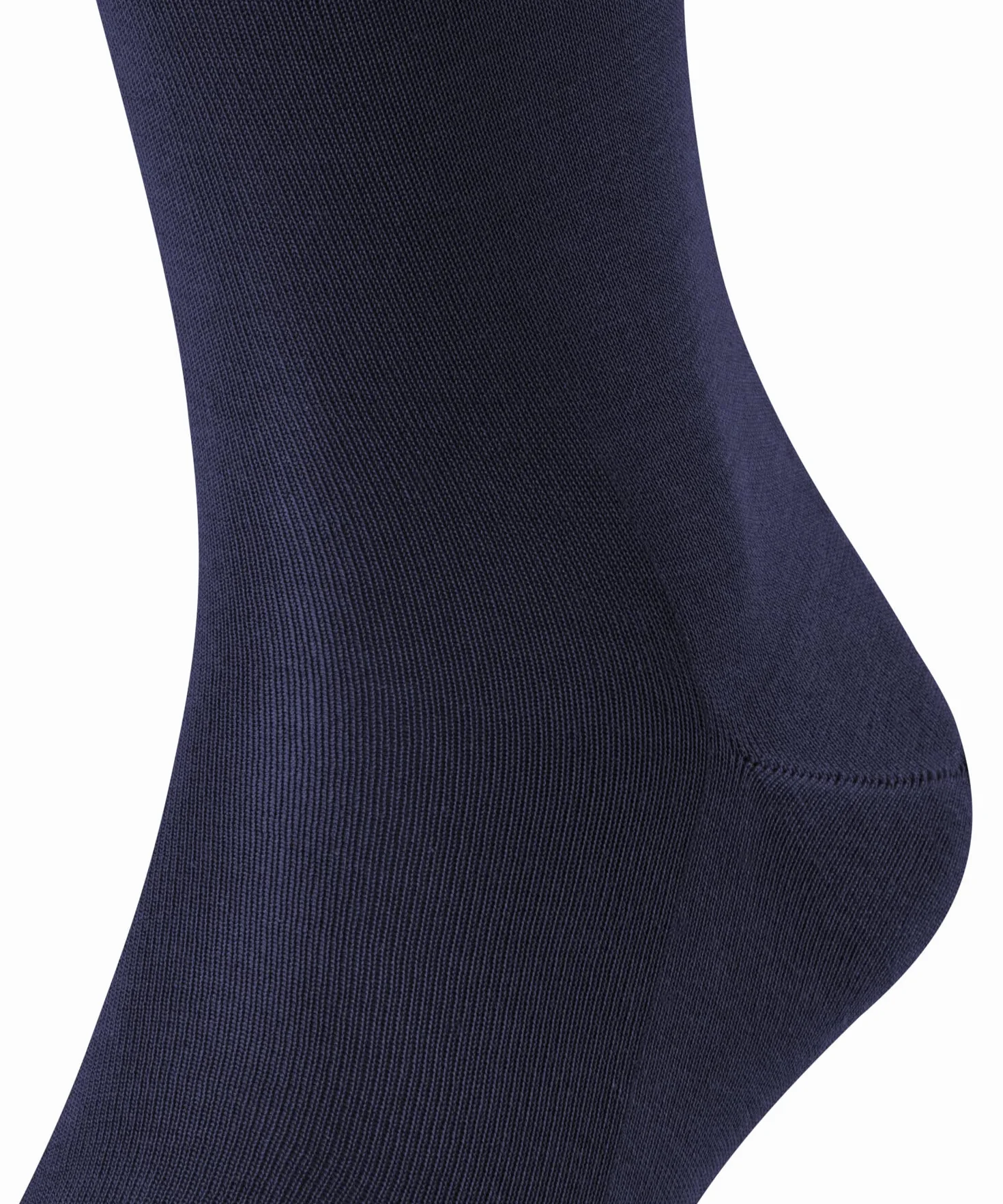 FALKE Mężczyźni Podkolanówki Tiago M Kh zrównoważona bawełna fil d'ecosse długie jednokolorowe 1 Para, Niebieski Dark Navy 6375, 41-42