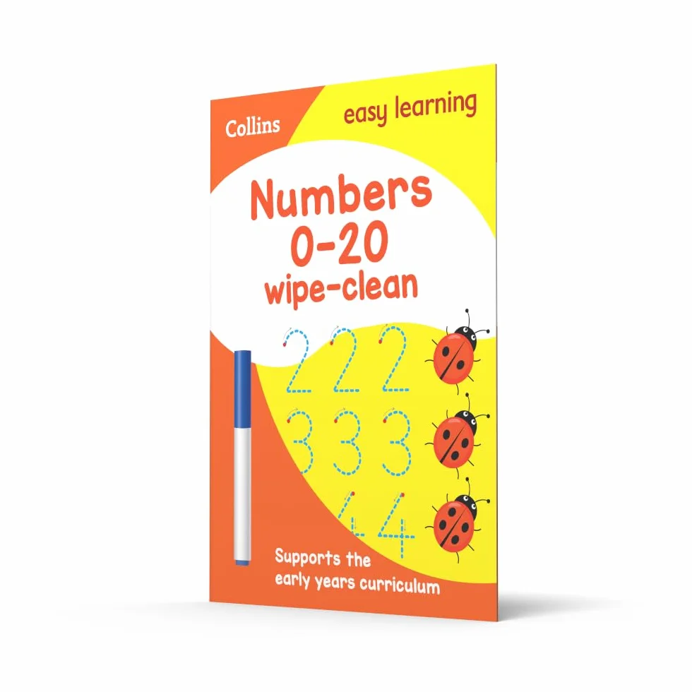 Numbers 0-20 Age 3-5 Wipe Clean Activity Book: The ideal home learning resource packed with number writing and early childhood educational activities