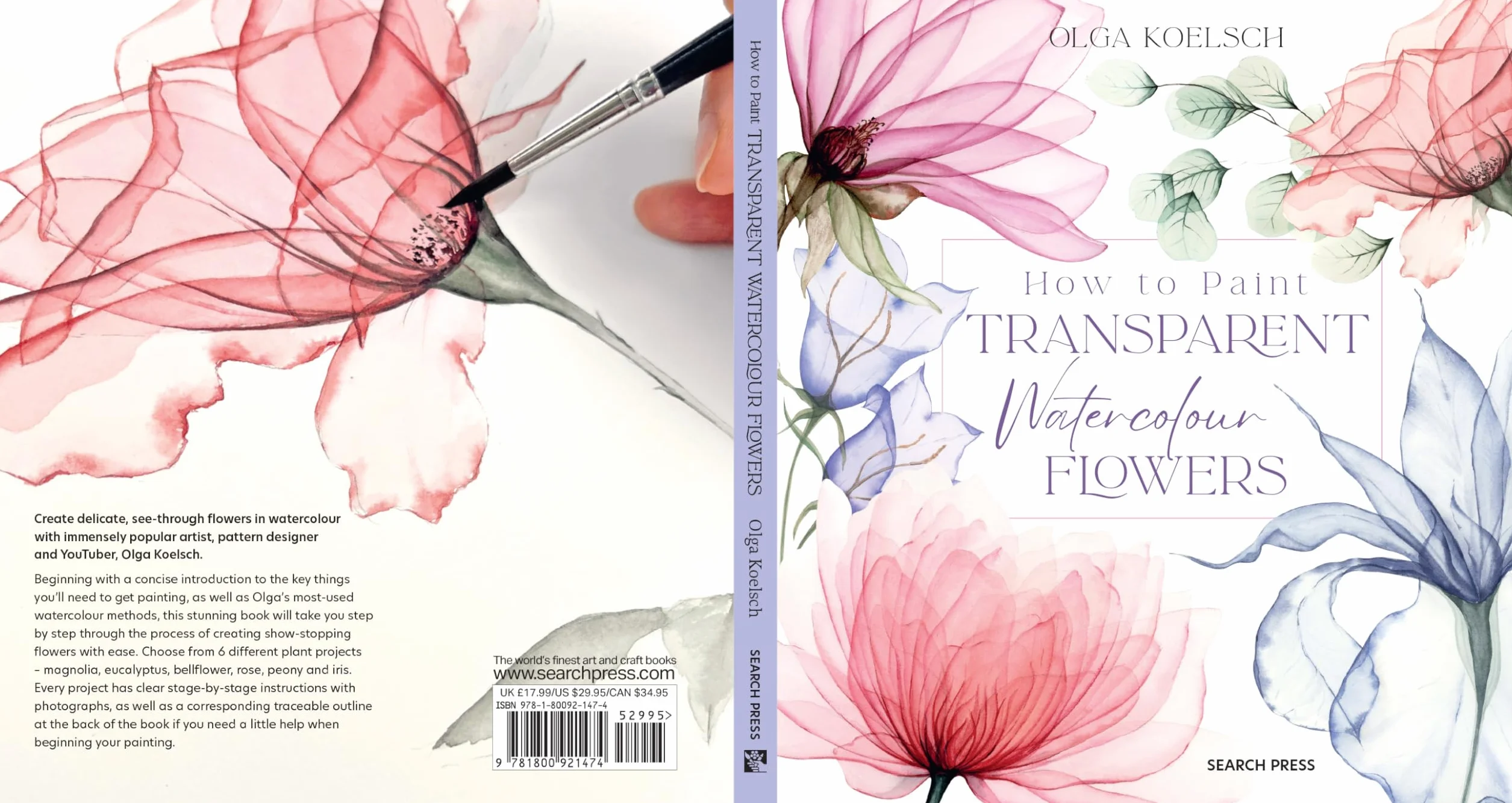 How to Paint Transparent Watercolour Flowers