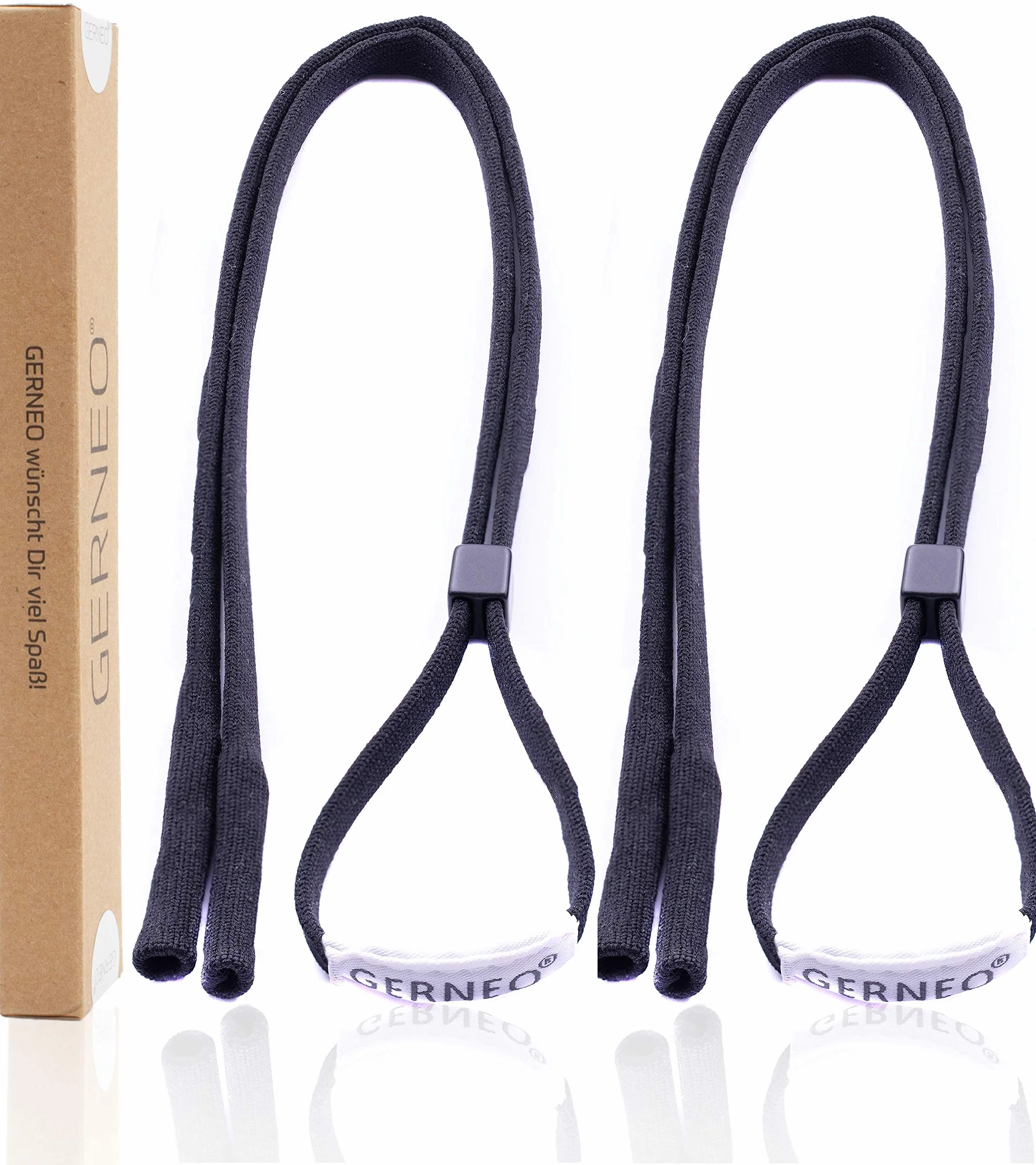 Oryginalny – niezawodny sportowy pasek na okulary z materiału – wodoodporny pasek na okulary i mocne trzymanie okularów sportowych, okularów przeciwsłonecznych i okularów do czytania