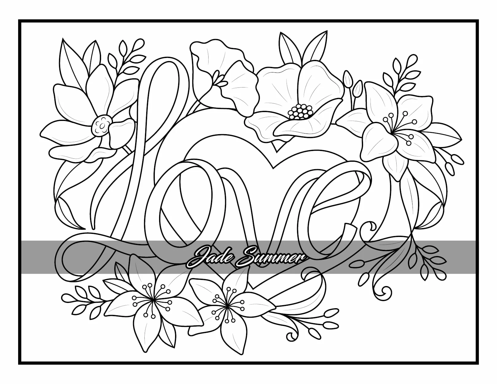 100 Flowers: Adult Coloring Book with Bouquets, Wreaths, Swirls, Patterns, Decorations