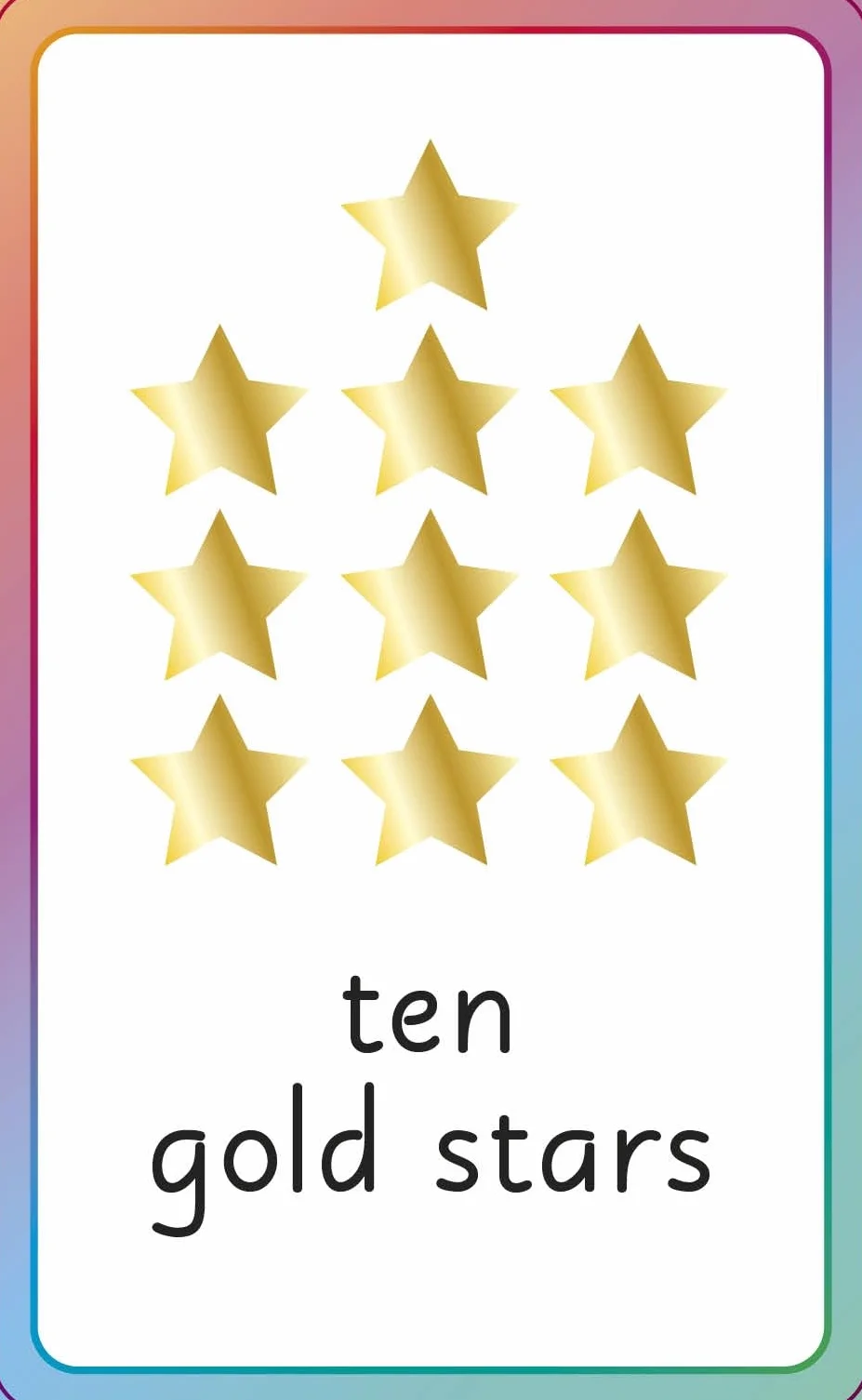 English for Everyone Junior First Words Colours, Shapes, and Numbers Flash Cards