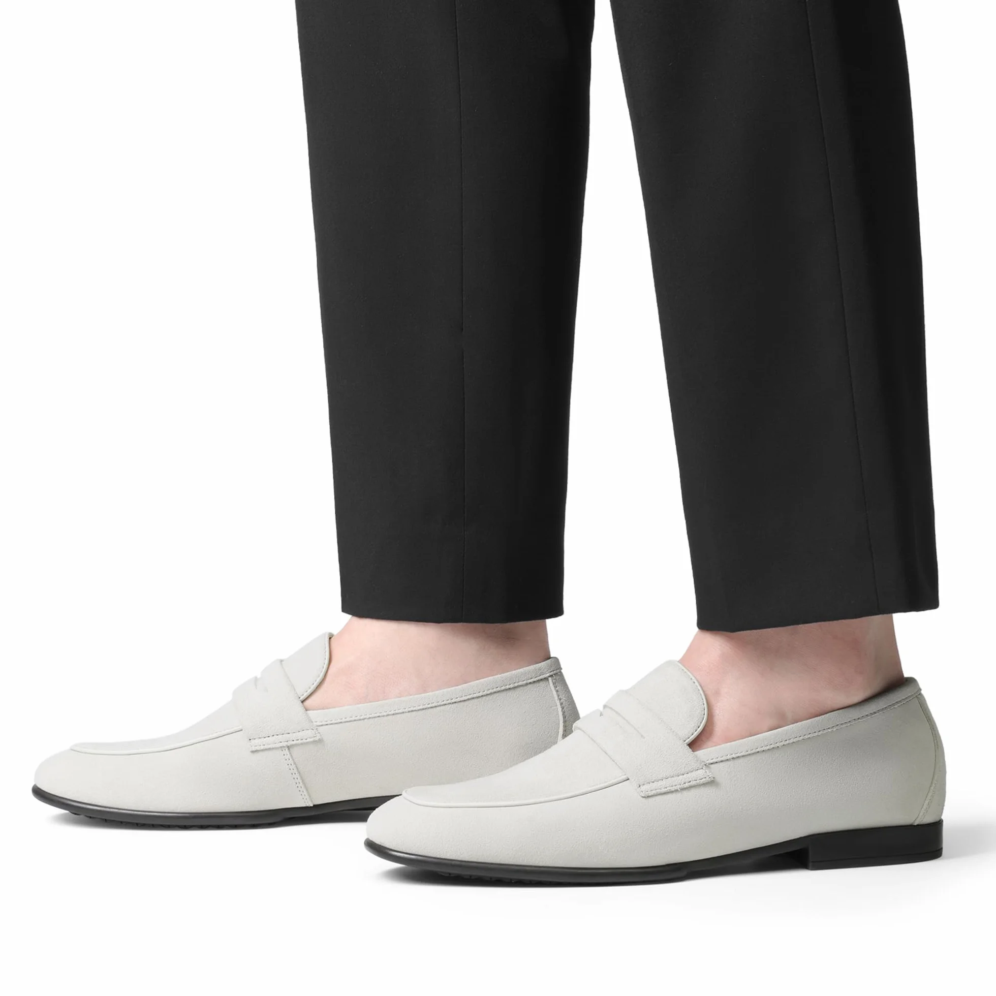 Bruno Marc Męskie klasyczne mokasyny Penny Suede Dress Shoes Comfort Lekkie wsuwane buty Solace Reserve