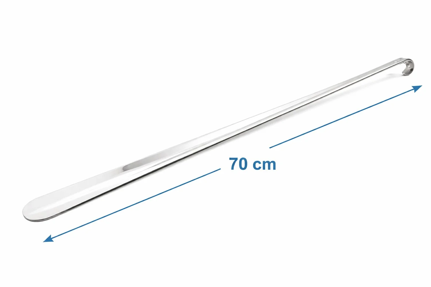 TelMo® ok. 70 cm łyżka do butów z metalu, bardzo stabilne wykonanie, długa
