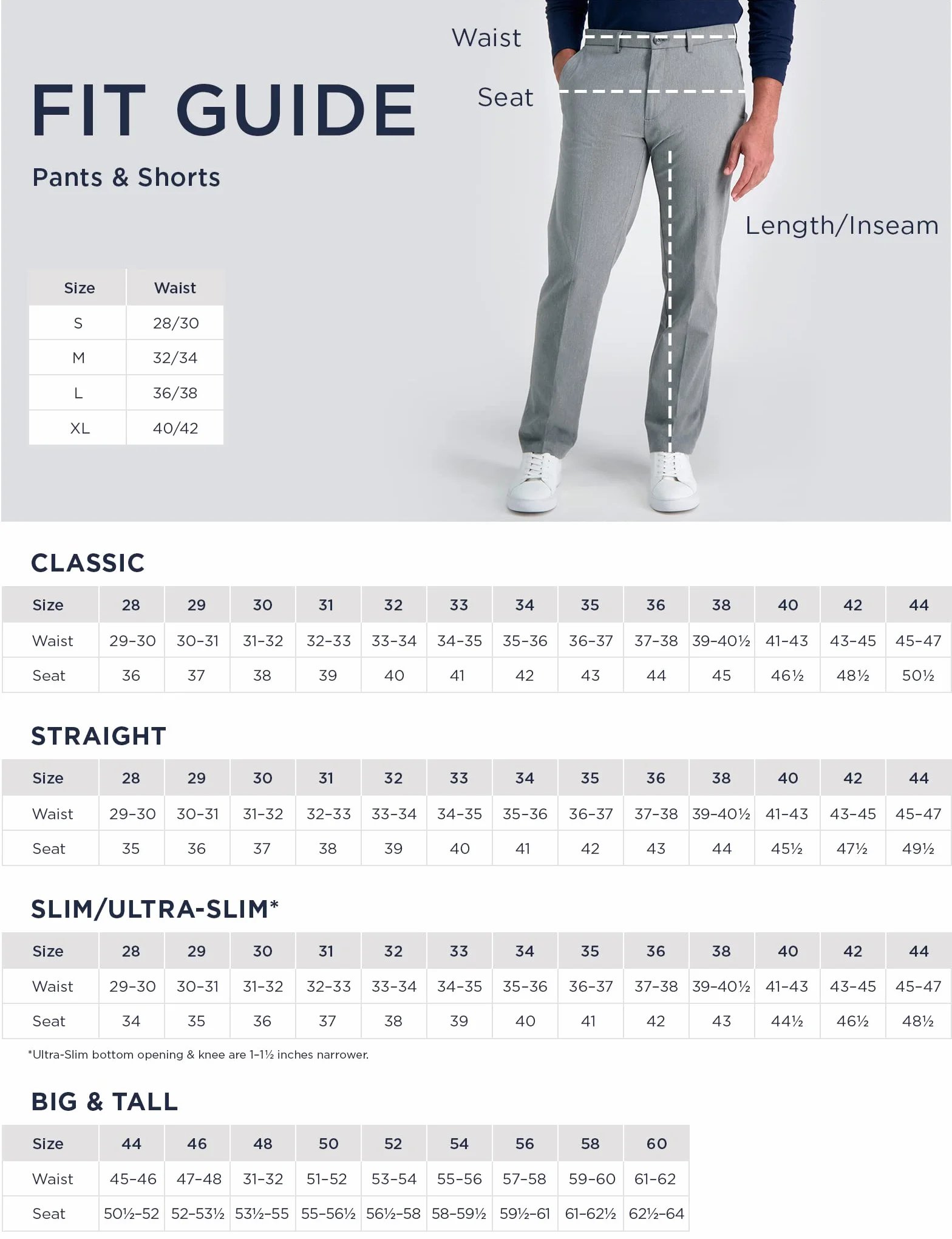 Haggar Premium Comfort Dress Pant - Slim Fit Flat Front Pant - Kalesony Mężczyźni