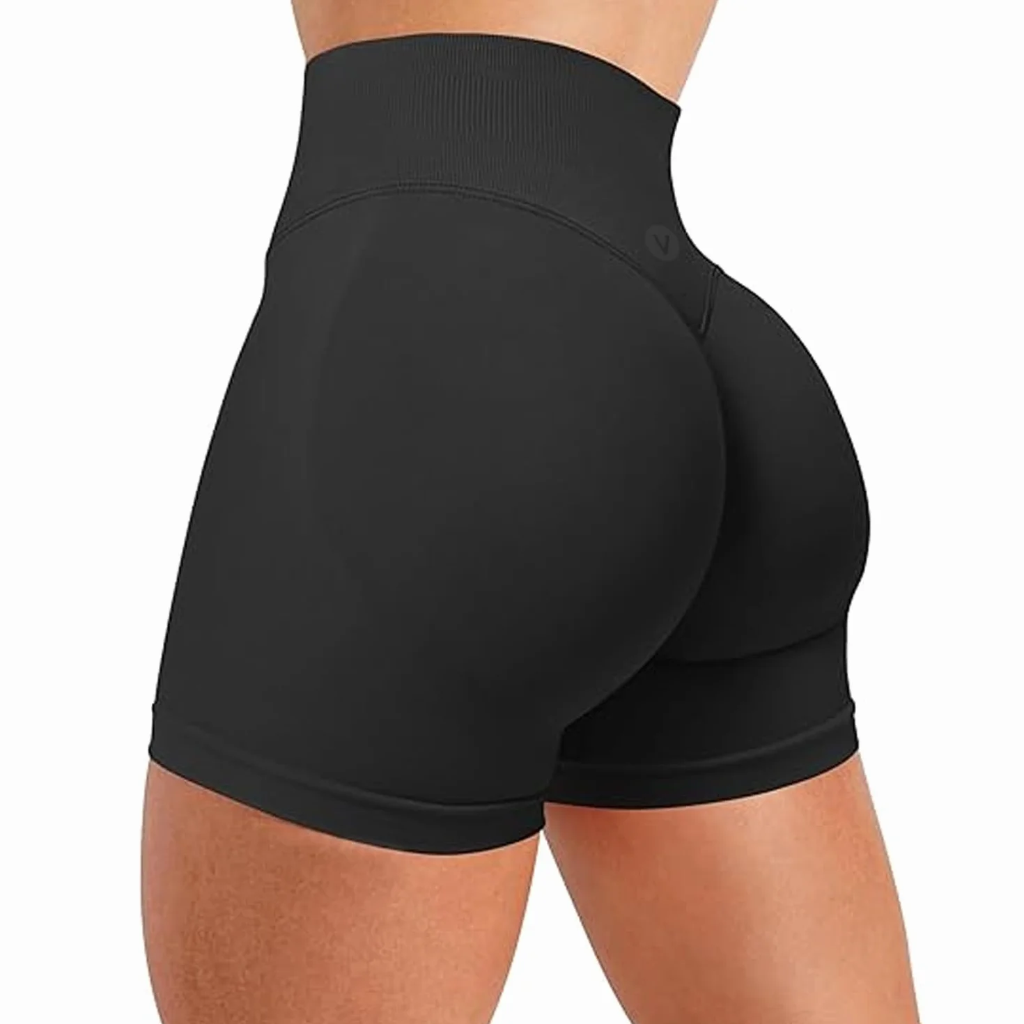 Voarge Szorty sportowe damskie Scrunch Butt Lifting, krótkie spodnie sportowe Scrunch Butt Lifting Gym spodnie rowerowe do jogi