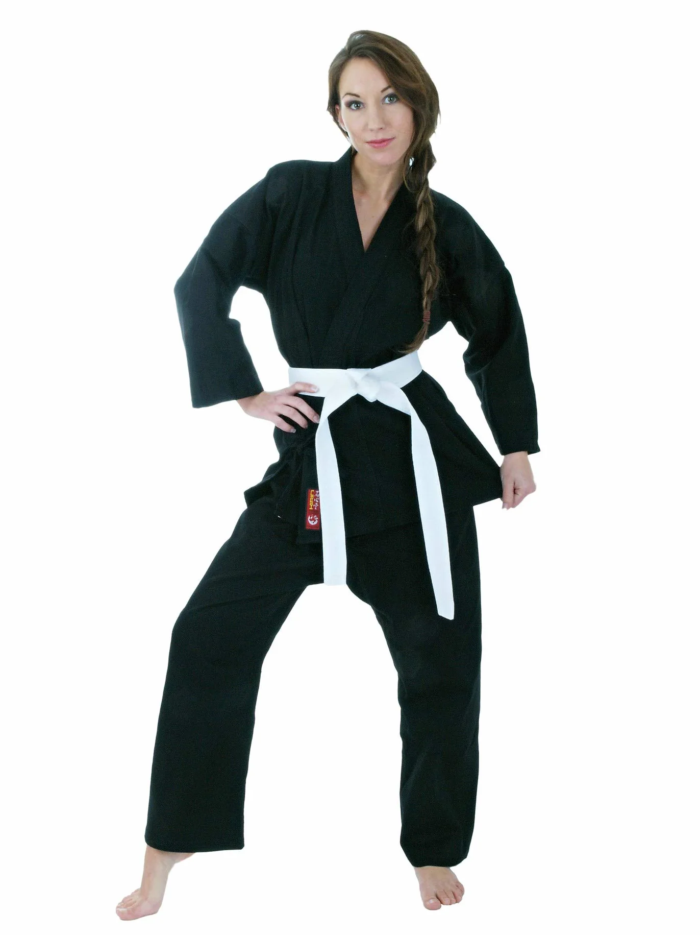 Karate Gi "Kirin" - czarny, rozmiar 180 cm