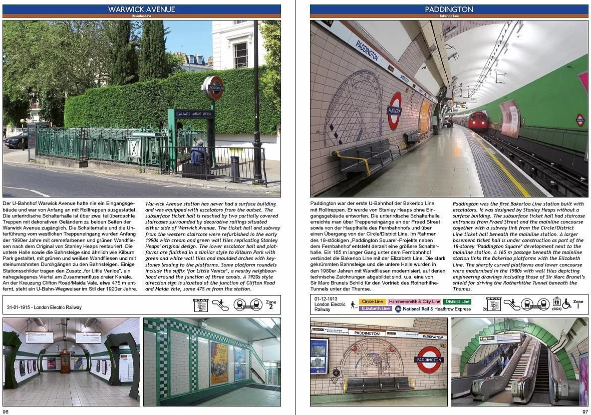 London Underground Album: Vol. 2: Central, Waterloo & City, Bakerloo and Jubilee Lines