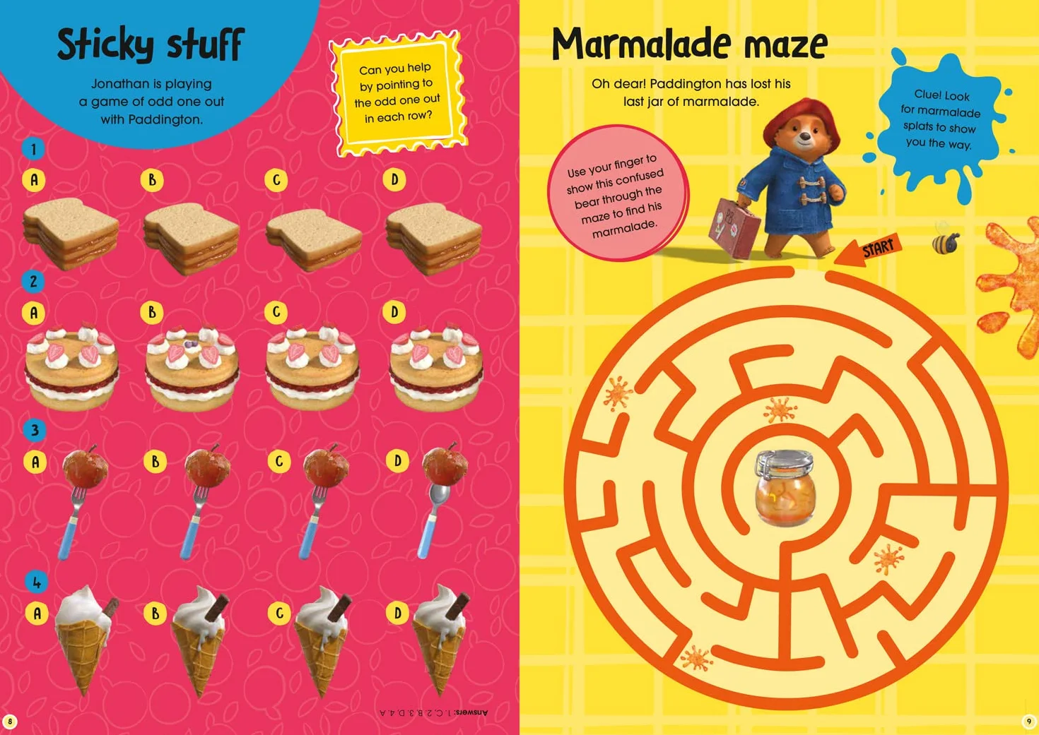 My Sticky Sticker Book: A fun illustrated kids activity book for early readers ages 3+