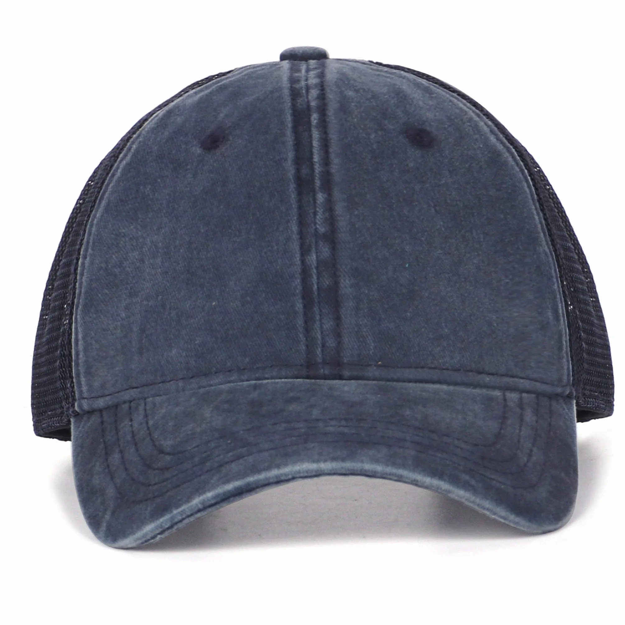 Zylioo Czapka XXL Vintage Trucker Cap na dużą głowę, sprana czapka do biegania, rozmiar 60-65 cm, letnia czapka z daszkiem