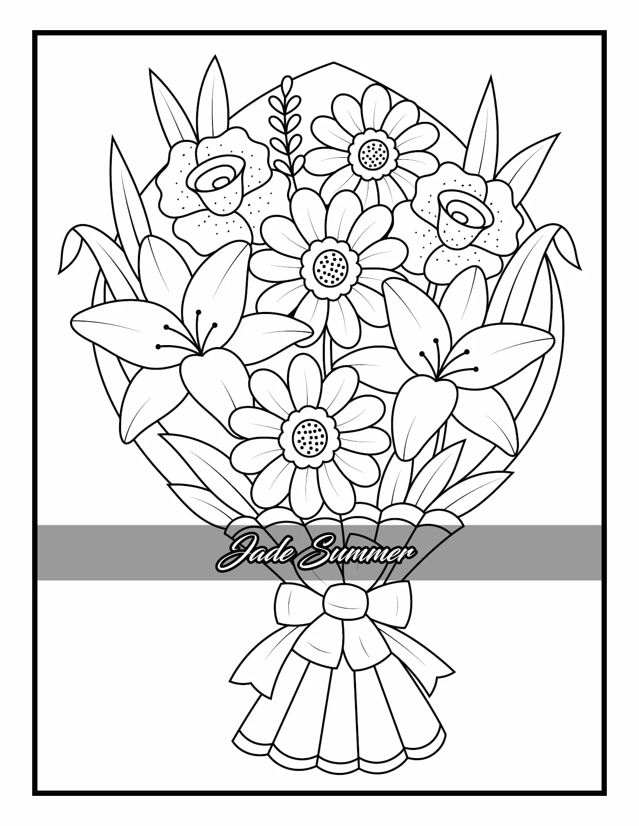 100 Flowers: Adult Coloring Book with Bouquets, Wreaths, Swirls, Patterns, Decorations