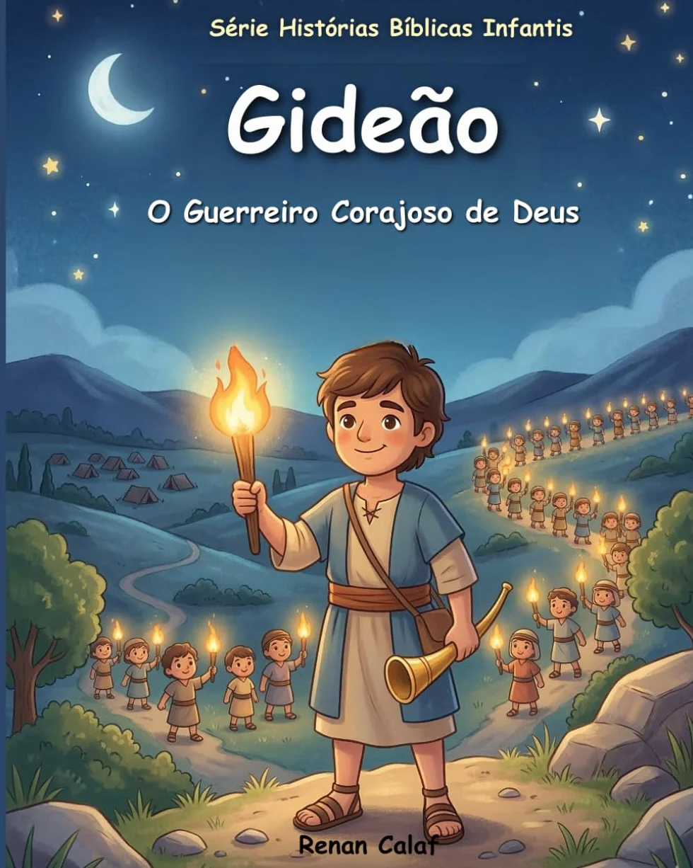 Gideão: O Guerreiro Corajoso de Deus: História Bíblica Infantil Sobre Fé e Coragem