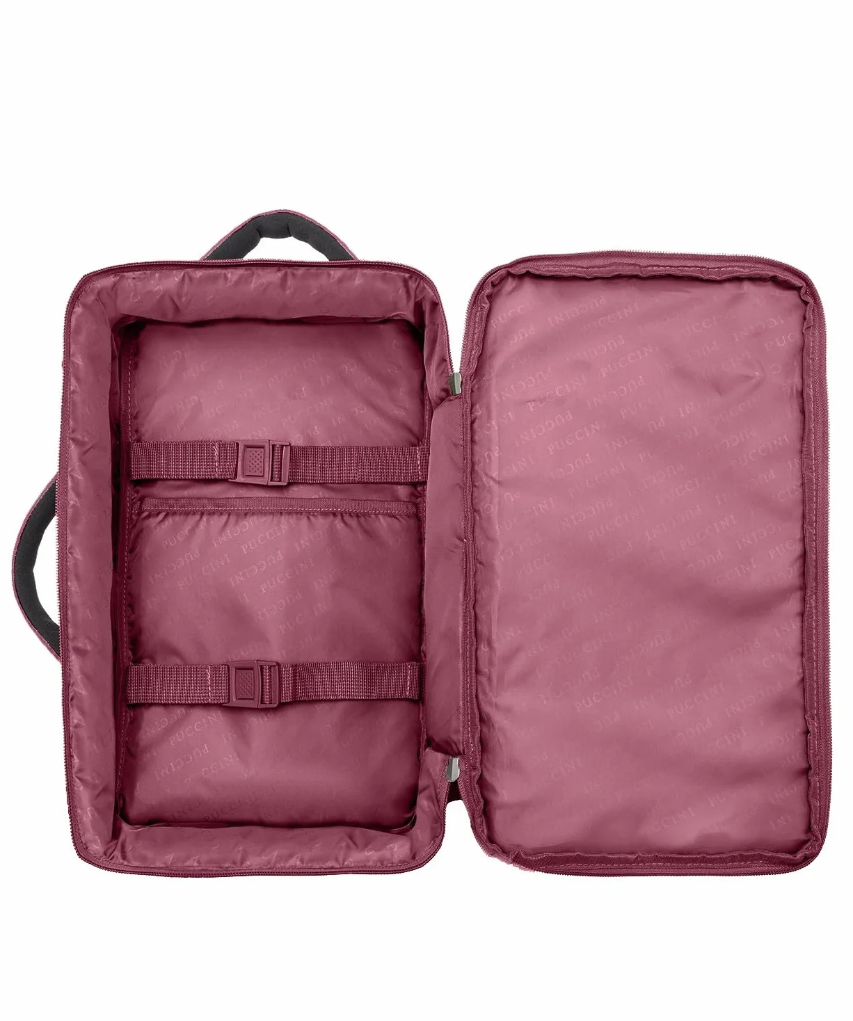 PUCCINI Easy Pack plecak wielofunkcyjny, czerwony (Weinrot), 40x20x25 cm (18 l), 40x20x25 cm (18 L)