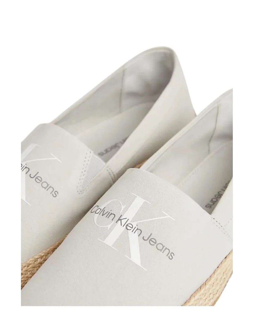 Calvin Klein Męskie Espadryle Slipon Ml Ym0ym00935, Boczniak szary, 42 EU