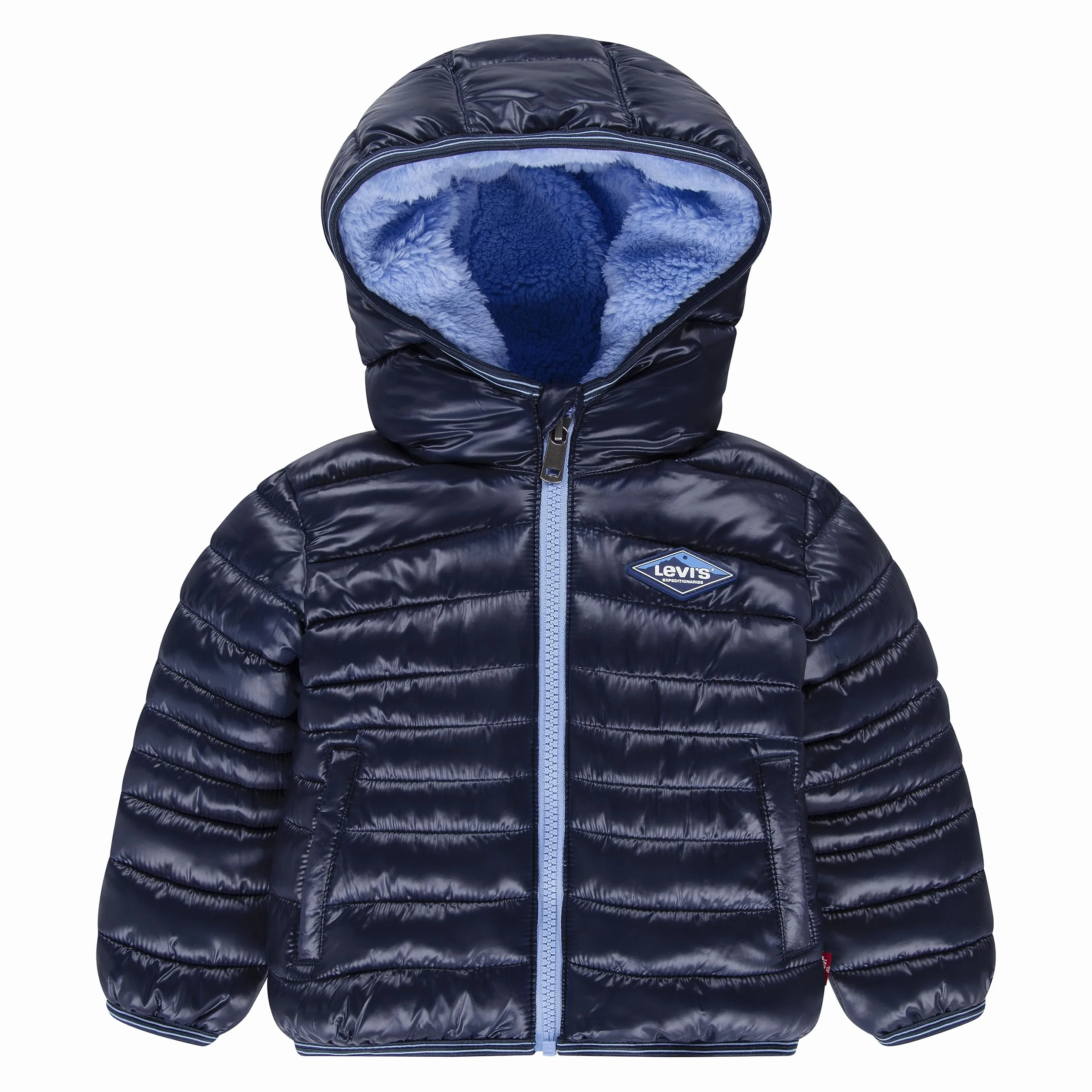 Levi's Kids Baby Girls LVN Snowsuit 6EF977 Ciężka odzież wierzchnia, PINK Icing, 6 miesięcy, pink icing, 6 Miesiące