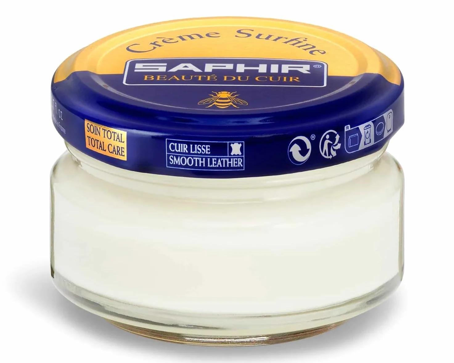 Saphir Krem Surfine Creme Krem do butów 50 ml, (02) Neutralny, 1.69 Oz