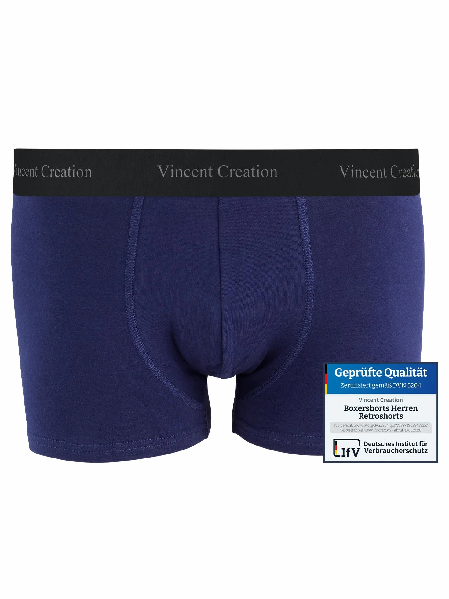 Vincent Creation 6-pak bokserek, bokserek, majtek, męskich szortów retro