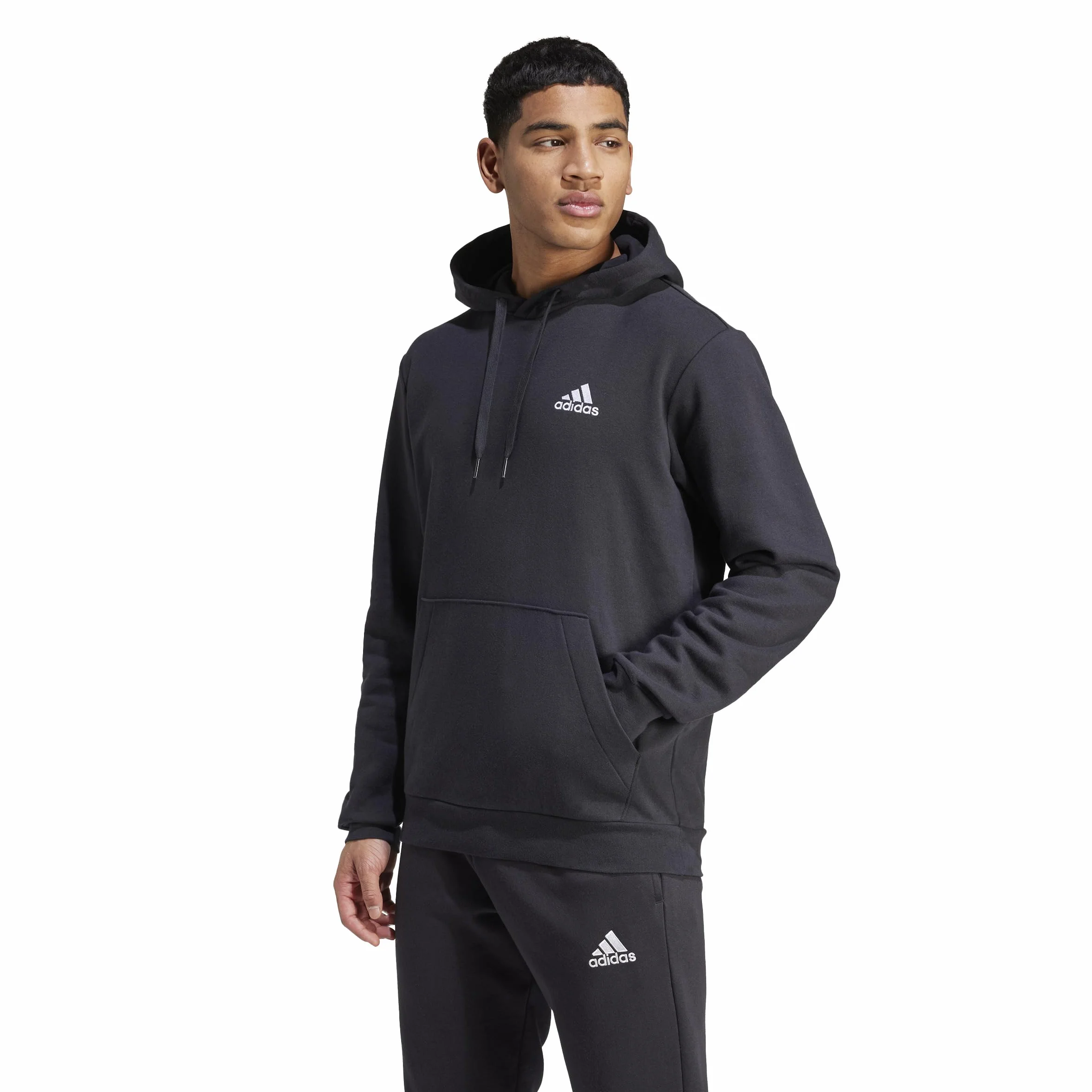 Adidas M Feelcozy Hd IZA15 Bluza, Czarny/Biały, M