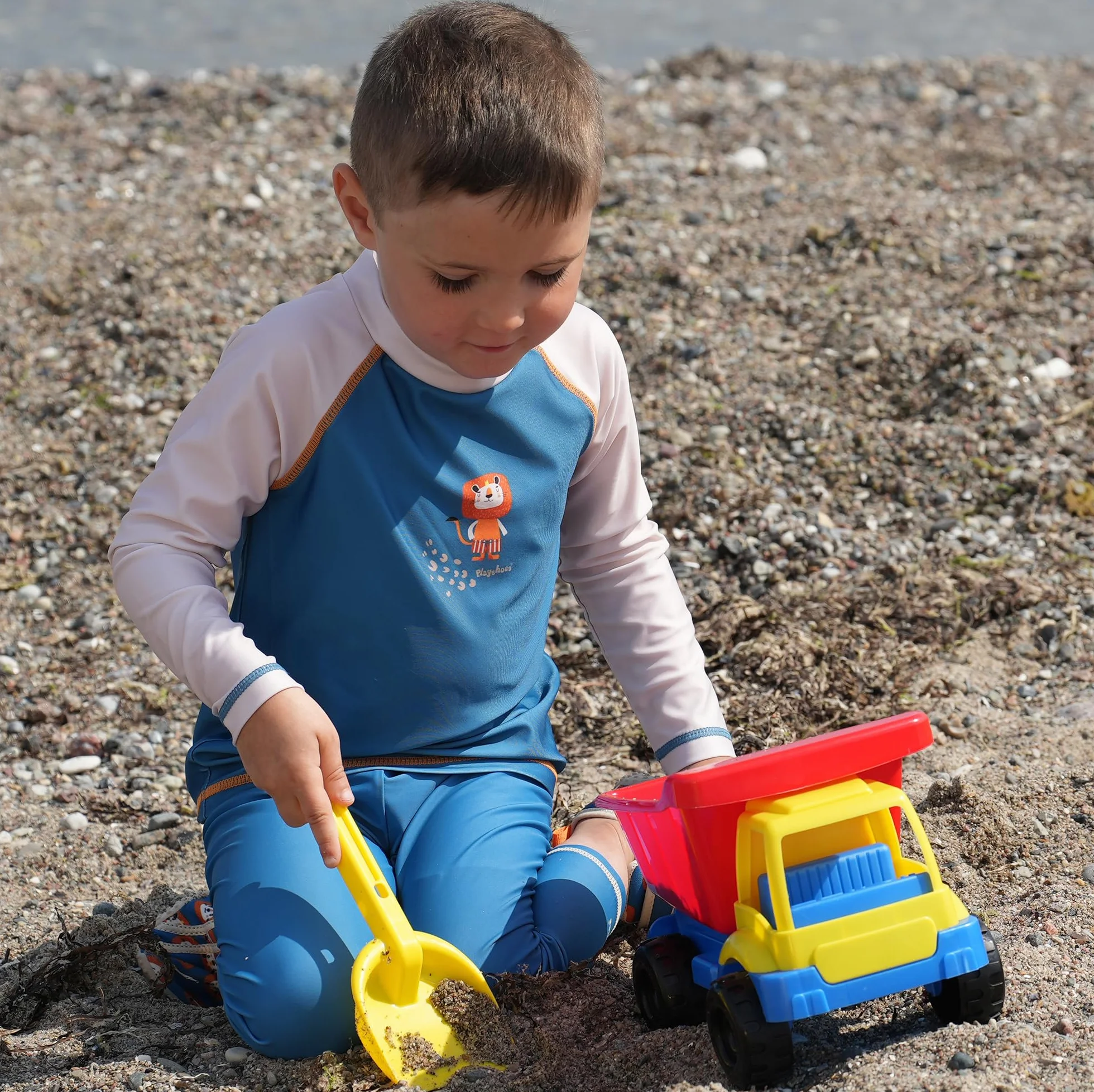 Playshoes Legginsy kąpielowe z ochroną UV, Petrol, 74-80