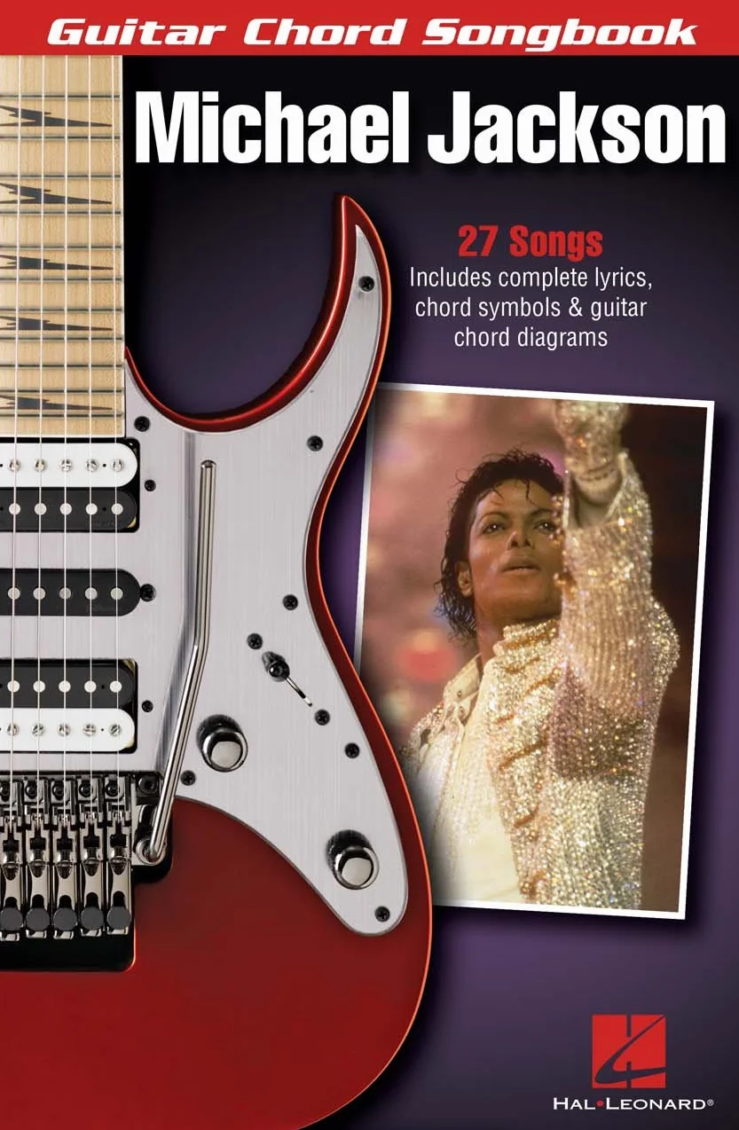 Michael jackson - guitar chord songbook - paroles et guitare - recueil - 27 chansons