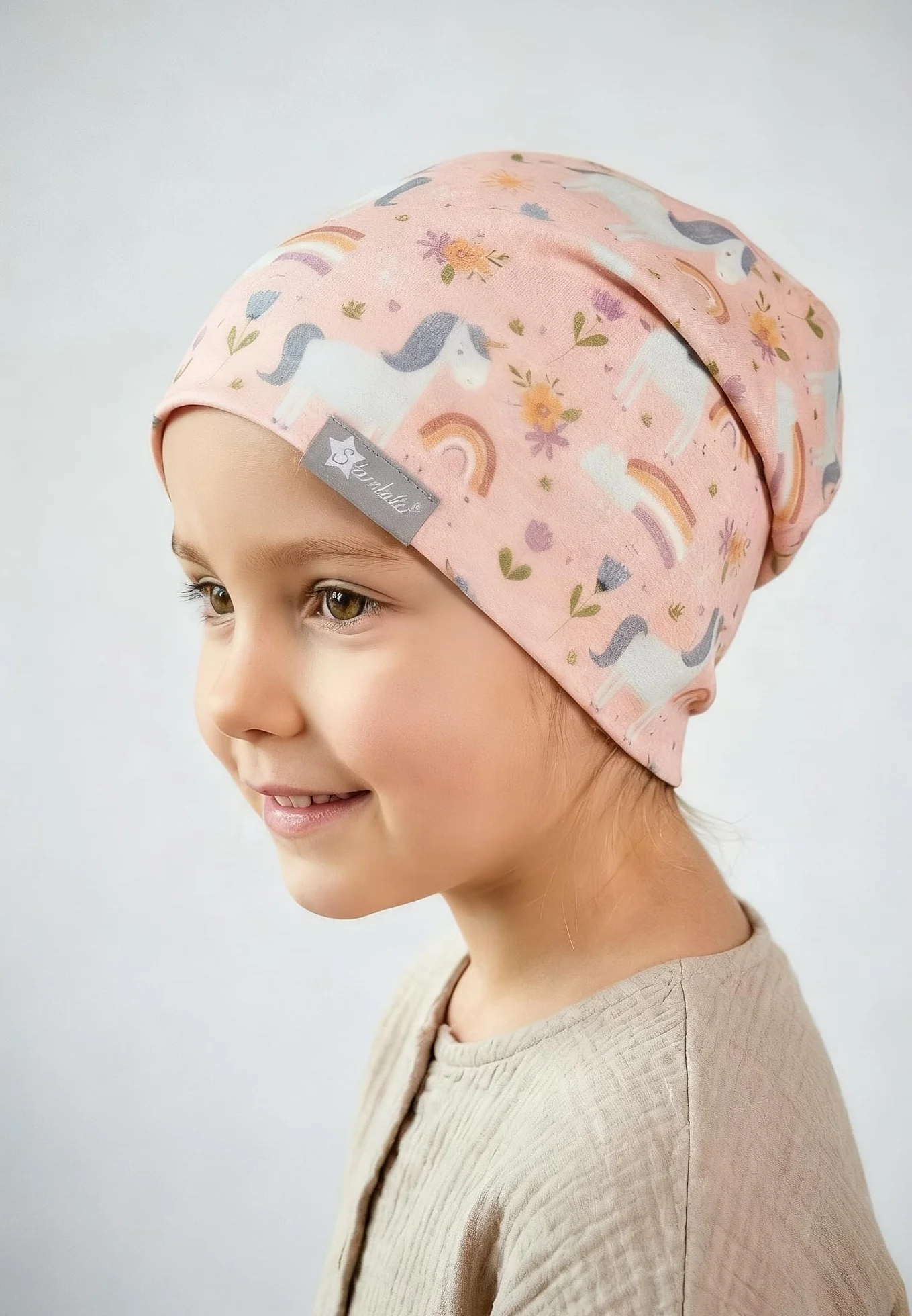 Sterntaler Czapka beanie Dziewczynki Beanie Mit Hohen Baumwollanteil Bedruckt Mit Einhorn
