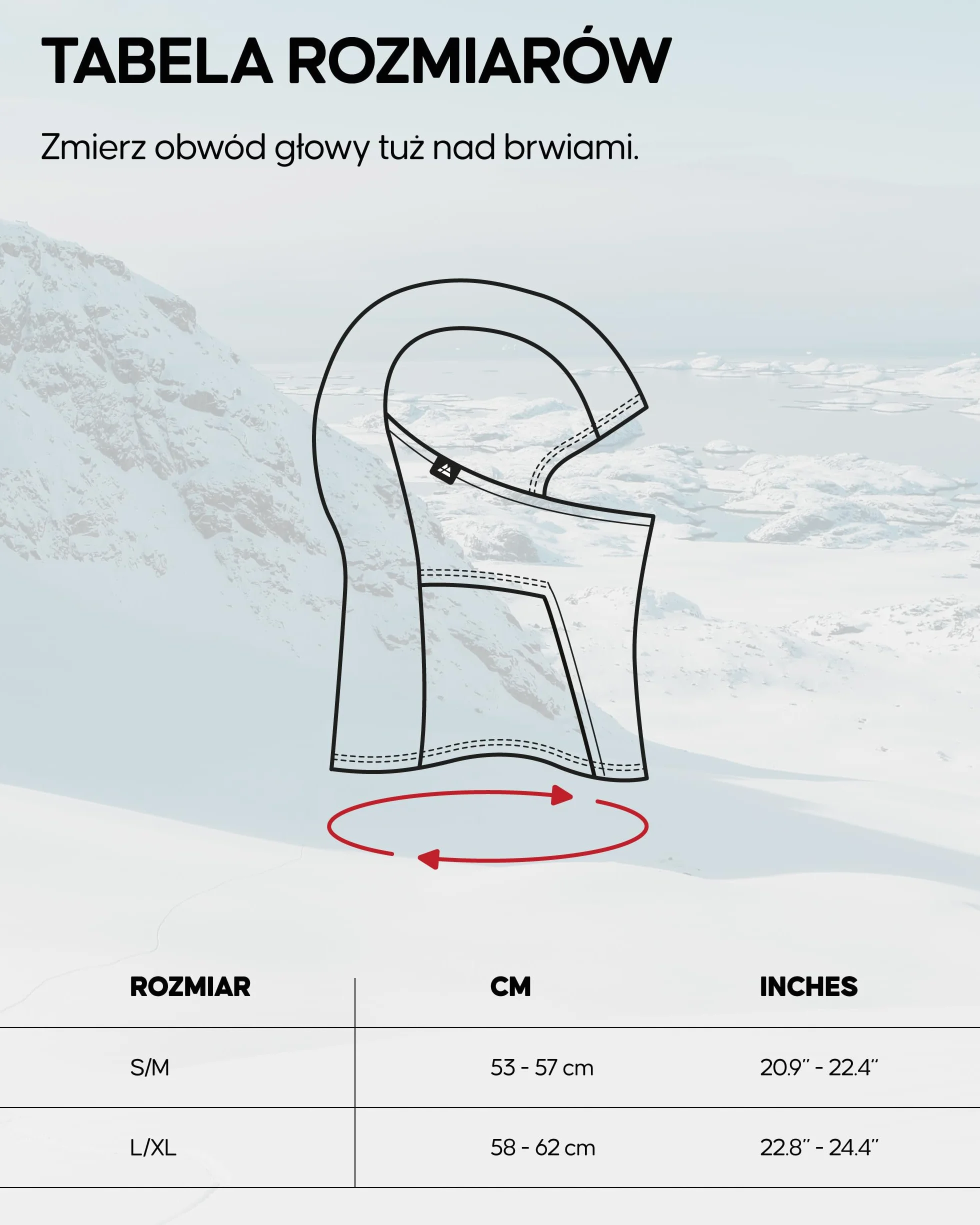 DANISH ENDURANCE Kominiarka 100% Wełna Merino, Lekka Balaklava z Osłoną Twarzy, Maska Narciarska, Unisex