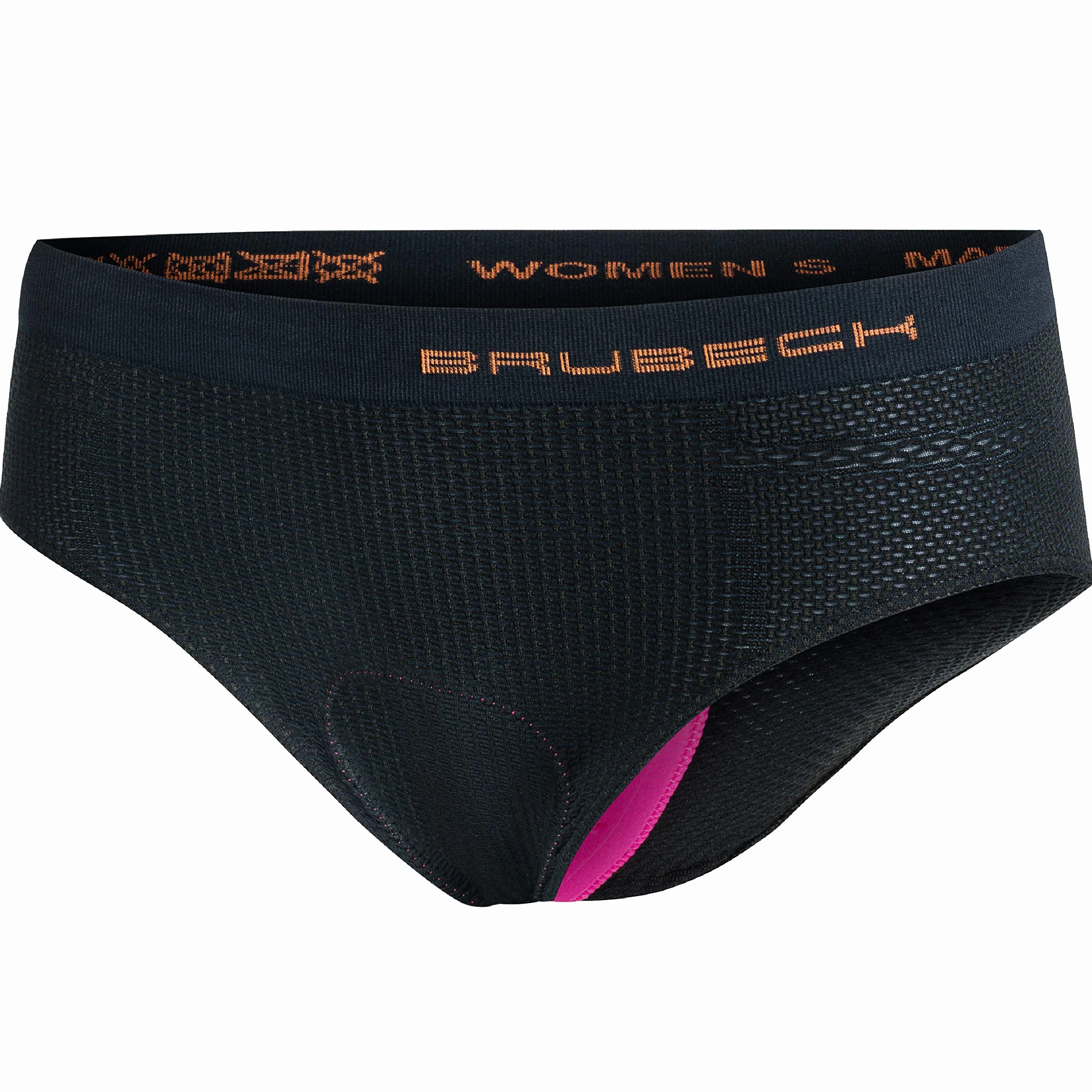 Brubeck Damskie spodnie rowerowe 1/2 bez ramiączek, wyściełane spodnie rowerowe (, męskie spodnie rowerowe, kolarstwo górskie, spinning fitness, jazda na rowerze, siłownia, spodnie treningowe)