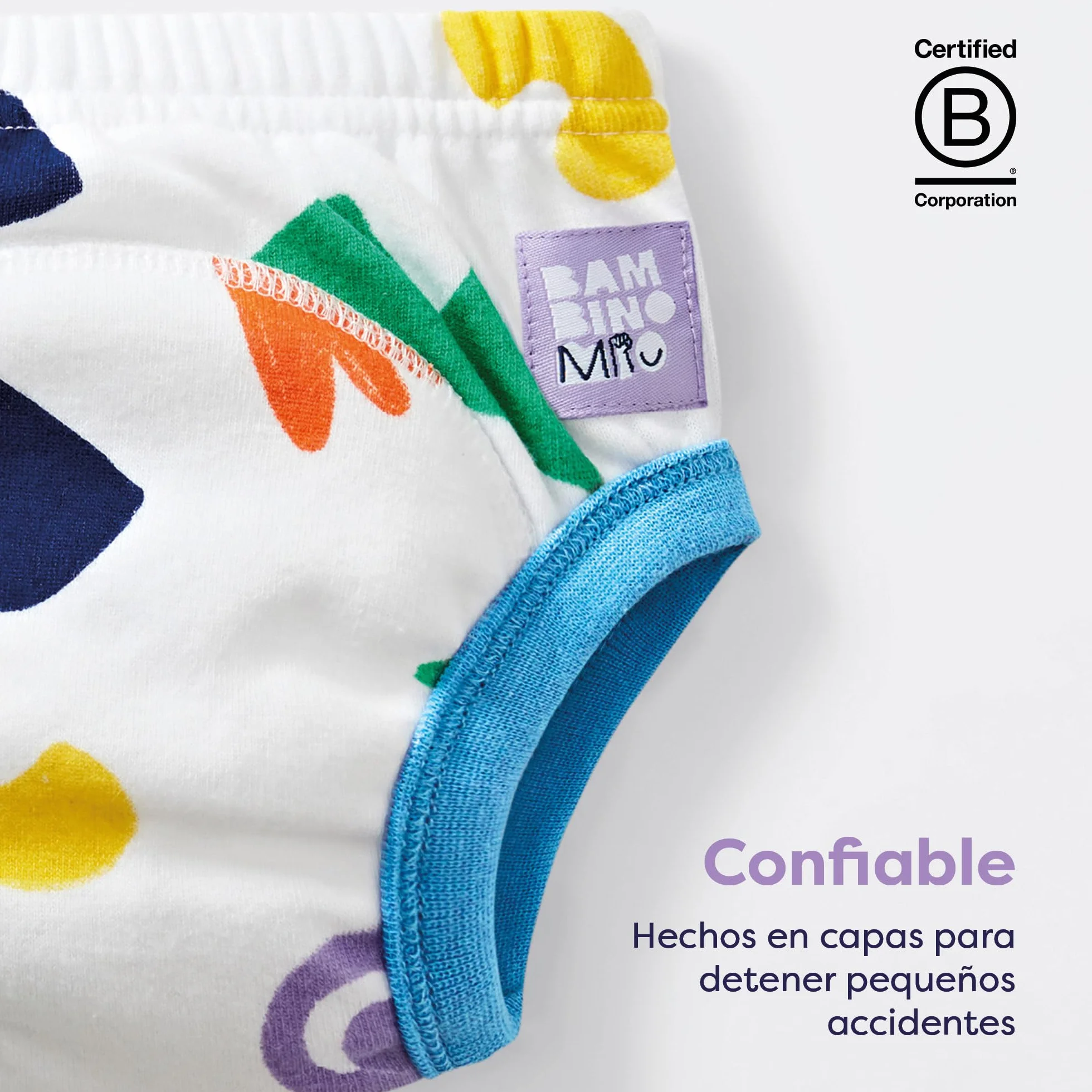 Bambino Mio, Spodnie treningowe wielokrotnego użytku dla chłopców i dziewcząt, 5-pak (Brave Dinos, 3-4 lata)